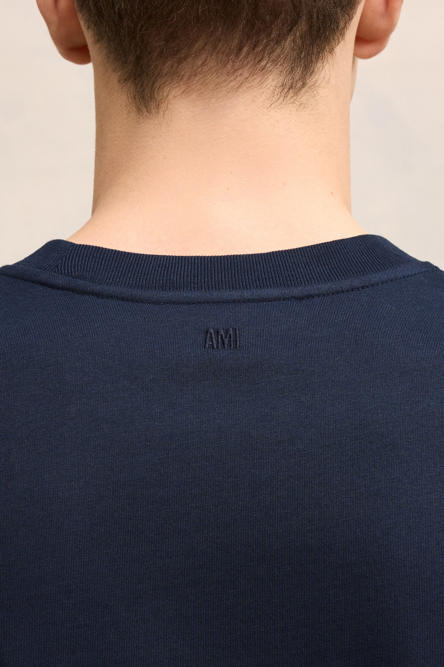 AMI PARIS Classic Fit Ami De Coeur Organic Cotton Jersey Long Sleeve T-Shirt AMI PARIS Classic Fit Ami De Coeur Organic Cotton Jersey Long Sleeve T-Shirt