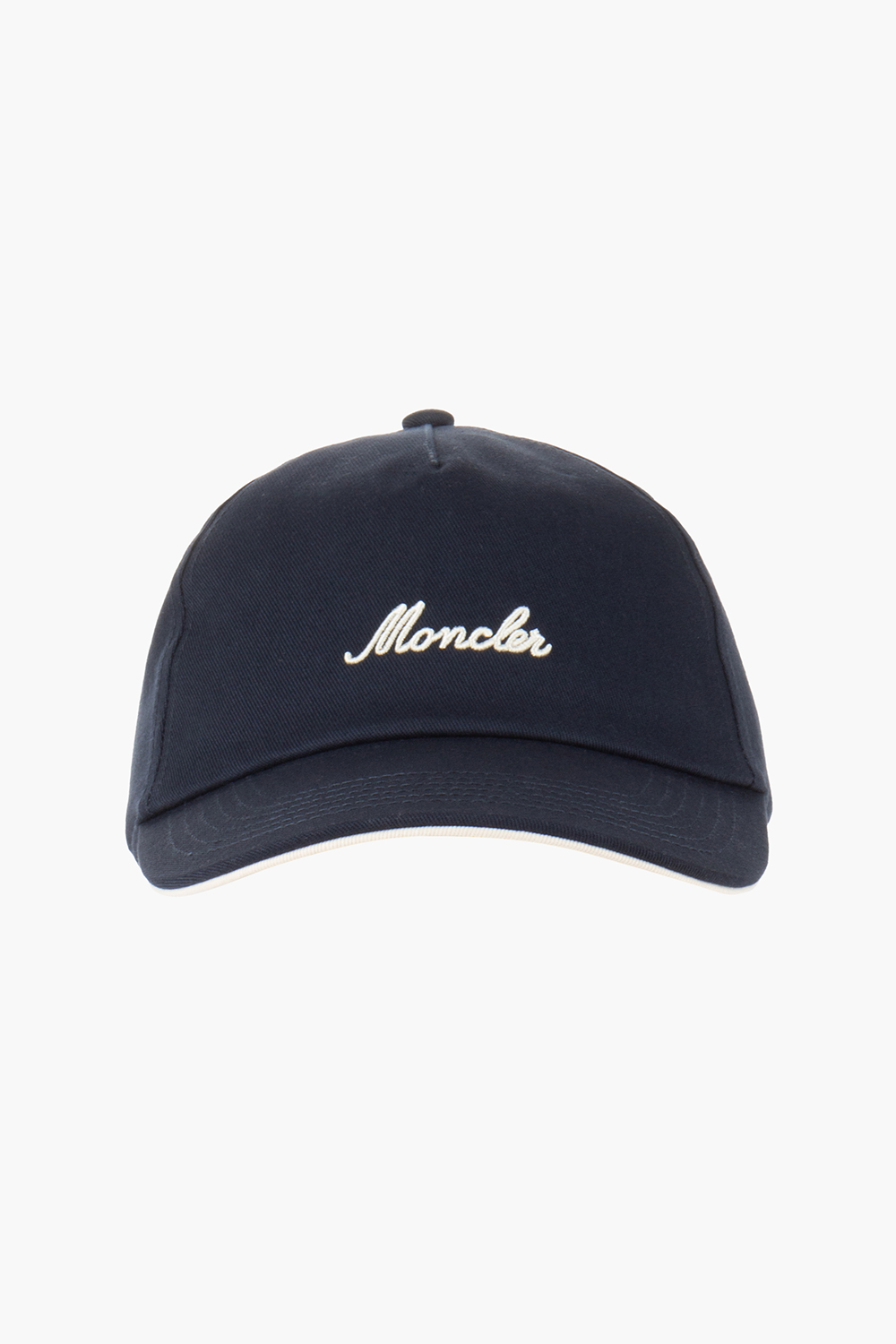 MONCLER Embroiered Cotton Gabardine Baseball Cap