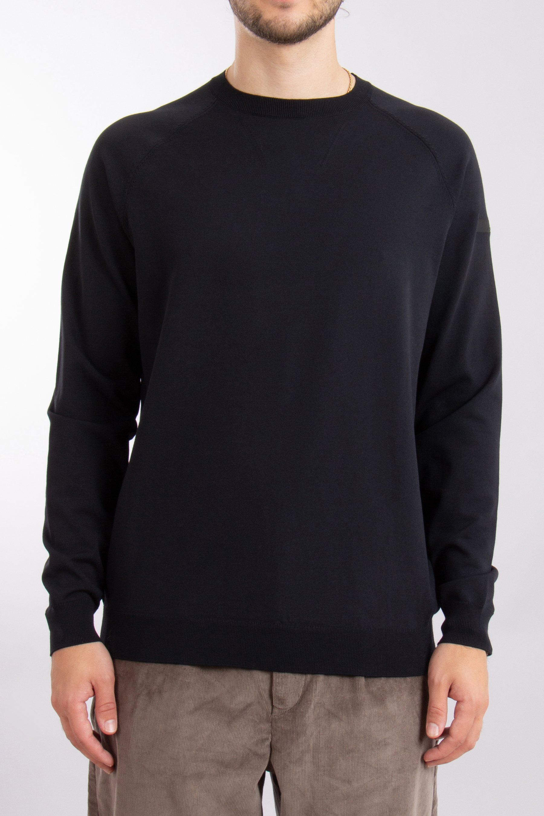 RRD Cotton Blend Round Knit Sweater Amos RRD Cotton Blend Round Knit Sweater Amos