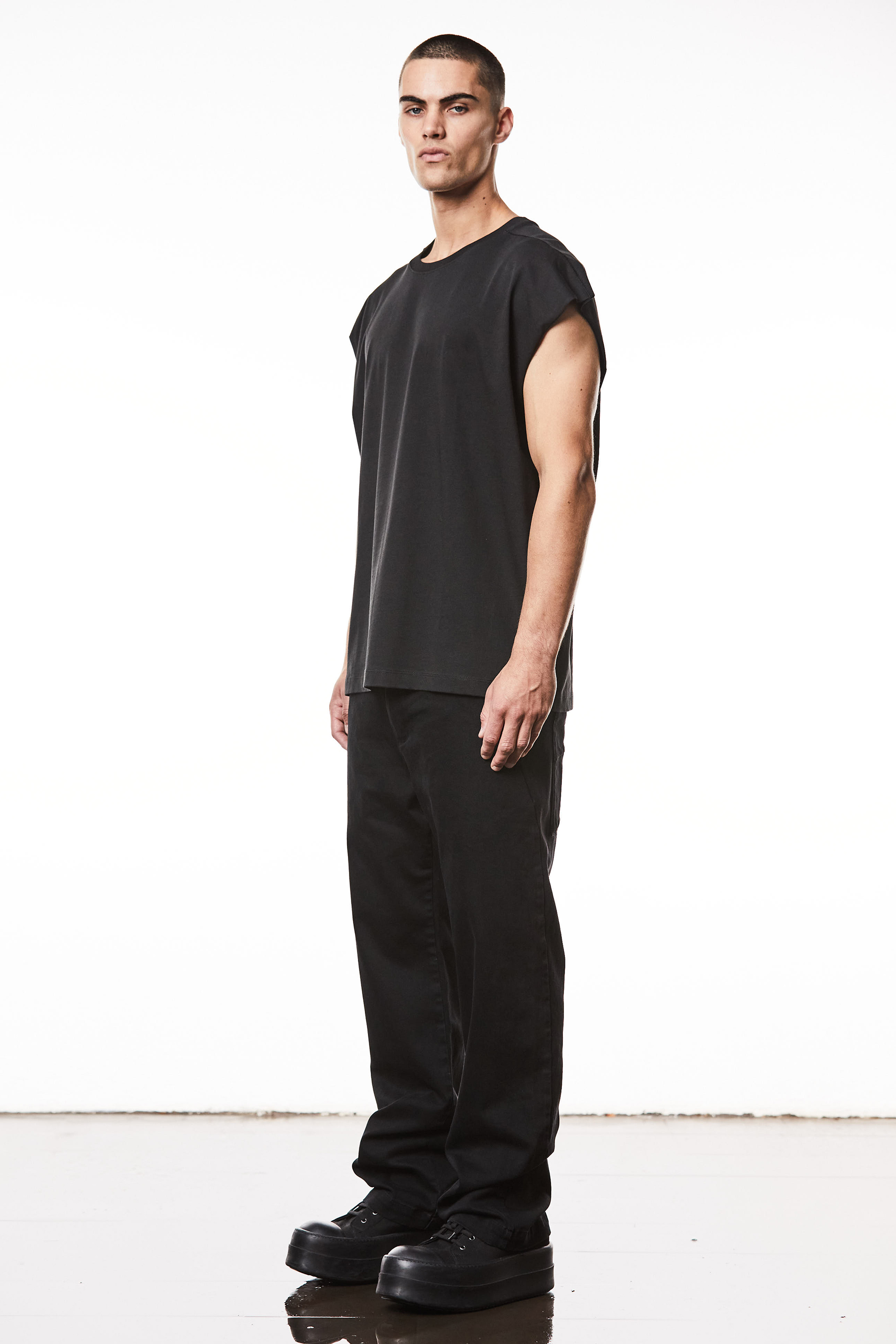 THOM KROM Oversized Cotton Jersey Tank Top THOM KROM Oversized Cotton Jersey Tank Top
