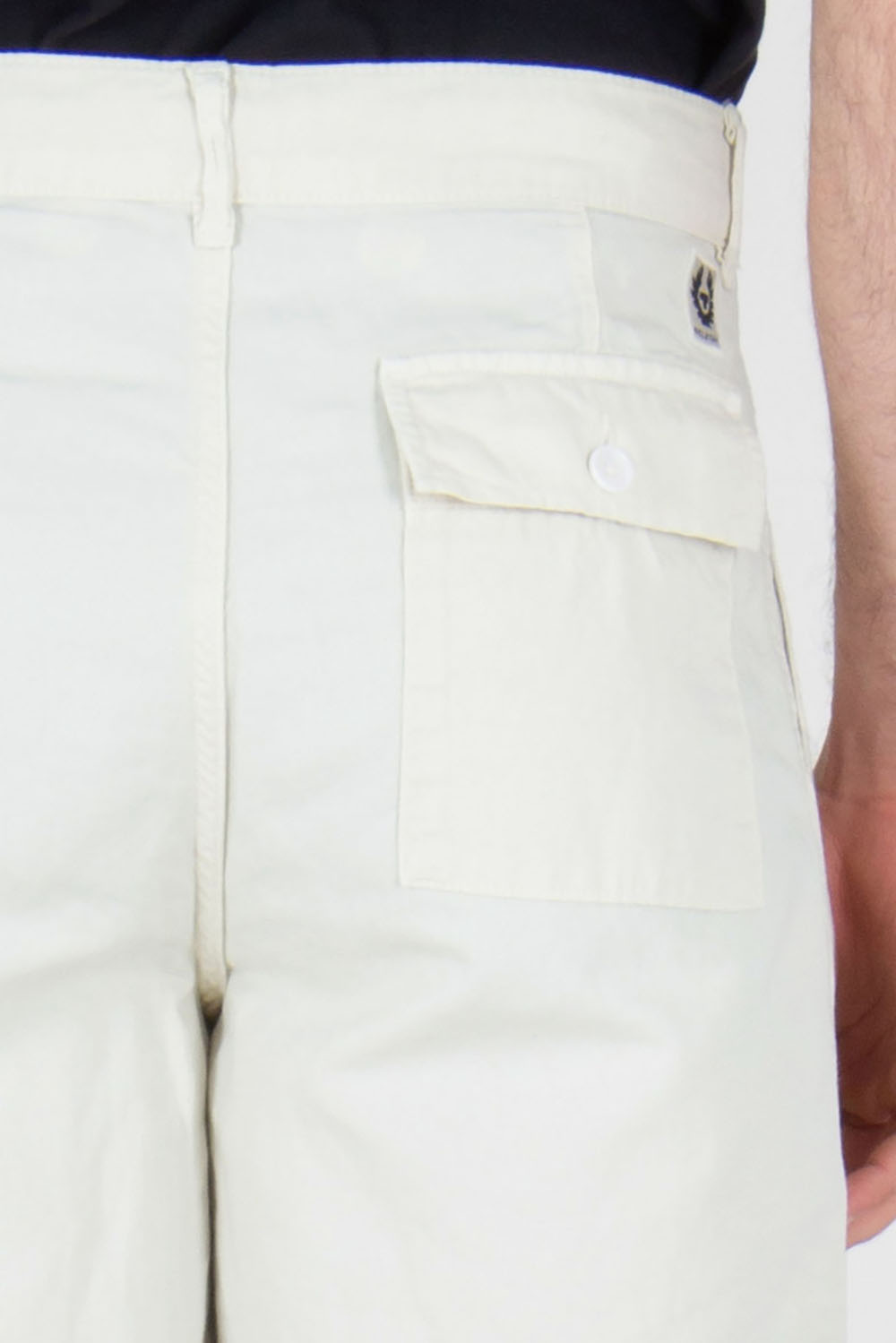 BELSTAFF Cotton Linen Shorts Maritime