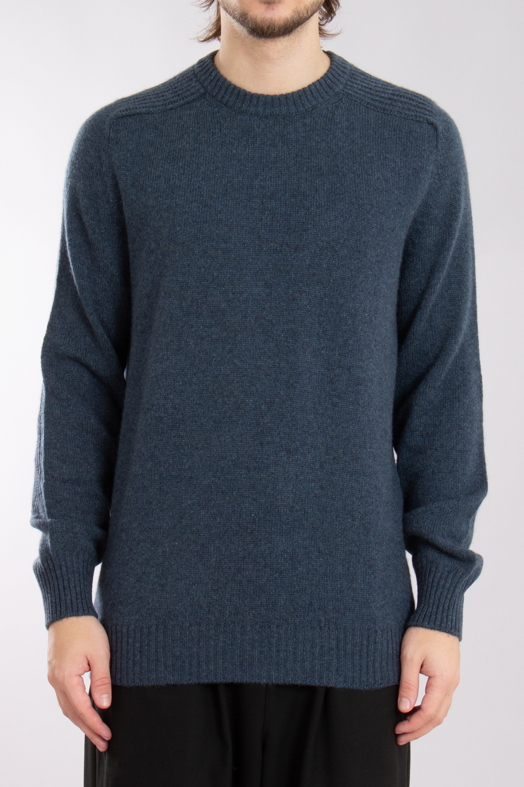 SEASE Coarsehair Cashmere Round Neck Sweater