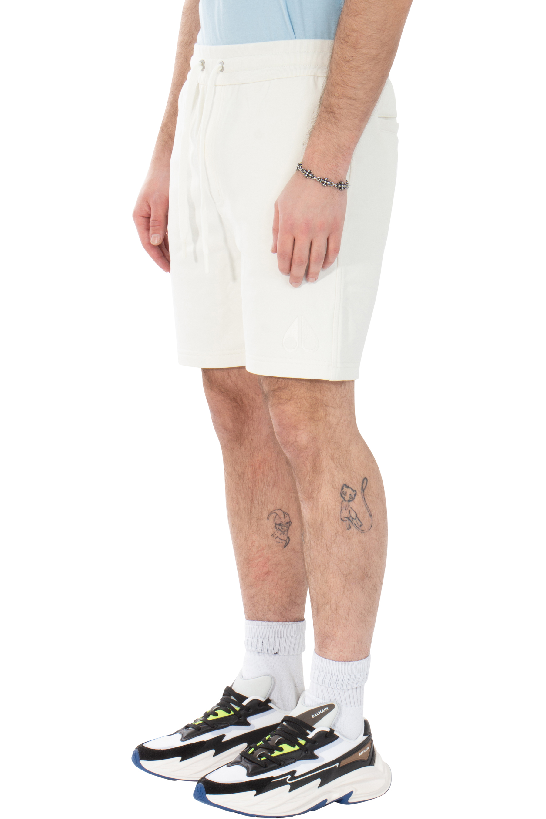 MOOSE KNUCKLES Cotton French Terry Shorts Clyde