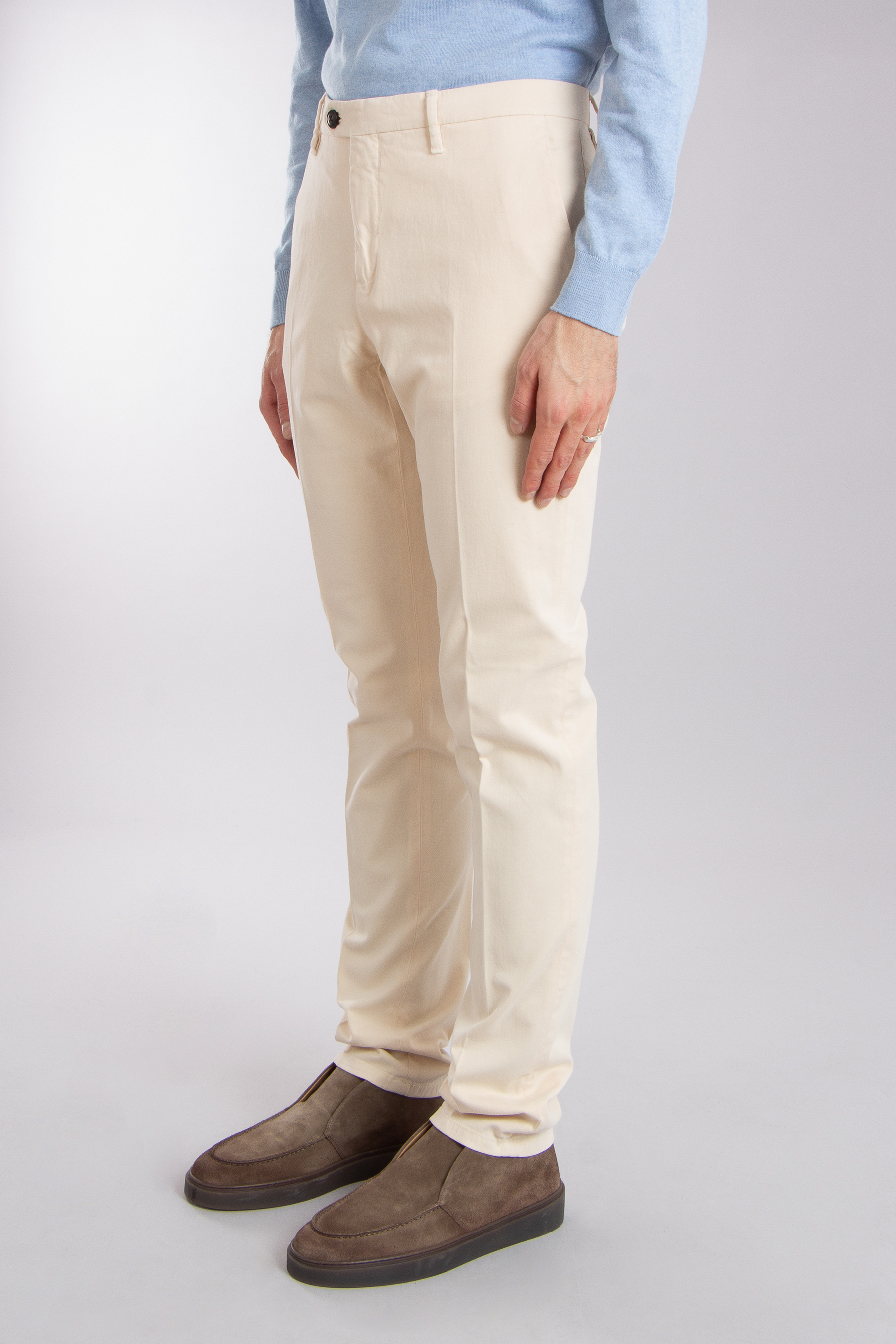 PAL ZILERI Slim Fit Cotton-Cashmere-Stretch Chino Pants PAL ZILERI Slim Fit Cotton-Cashmere-Stretch Chino Pants