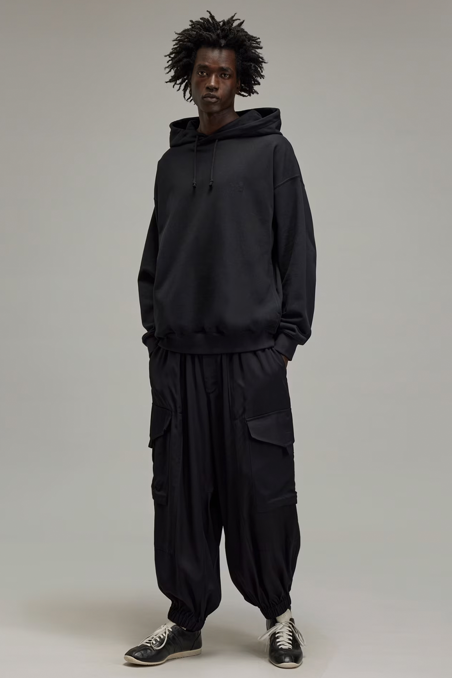 Y-3 Cotton Blend French Terry Hoodie Y-3 Cotton Blend French Terry Hoodie