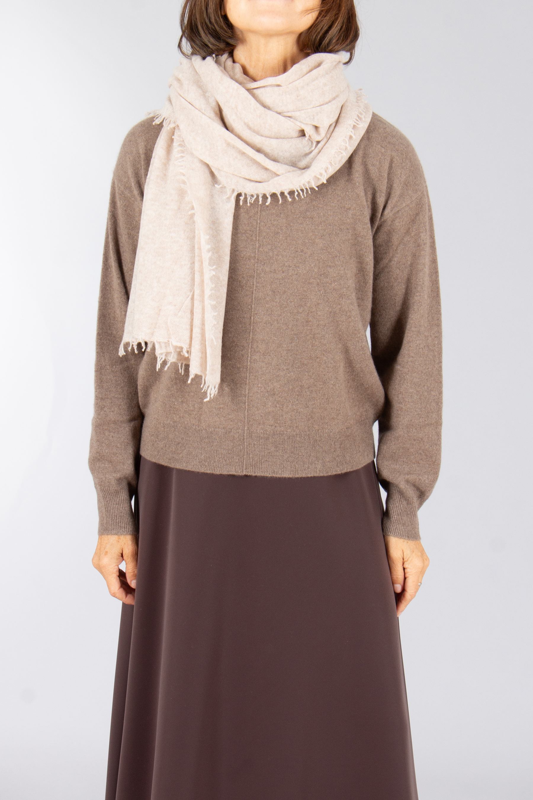 Bekleidung, Strickwaren, Pullover, Halstuch, Mantel