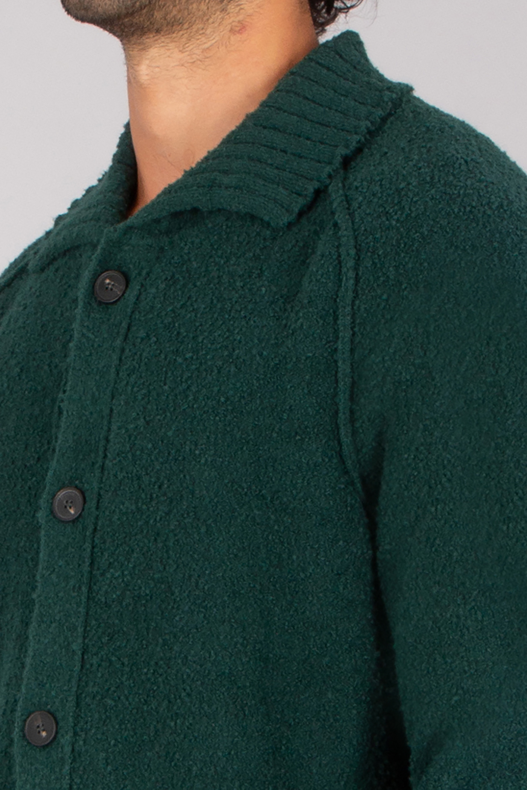 HUGO Regular Fit Cotton Blend Slub Cardigan San Joseph Strickwaren, Pullover, Mantel, Mann, Person