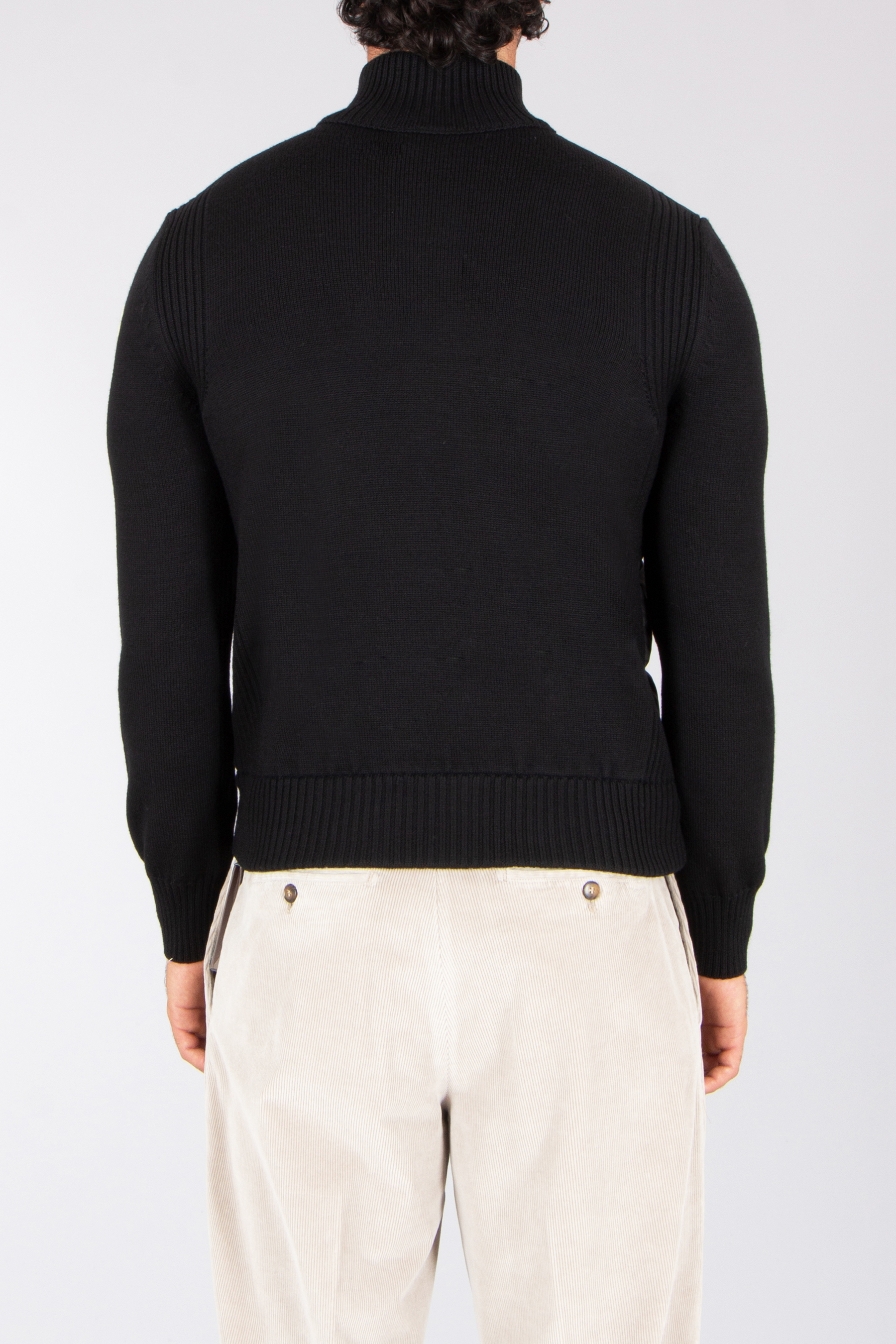 MONCLER Regular Fit Down Padded Virgin Wool Cardigan Bekleidung, Strickwaren, Pullover
