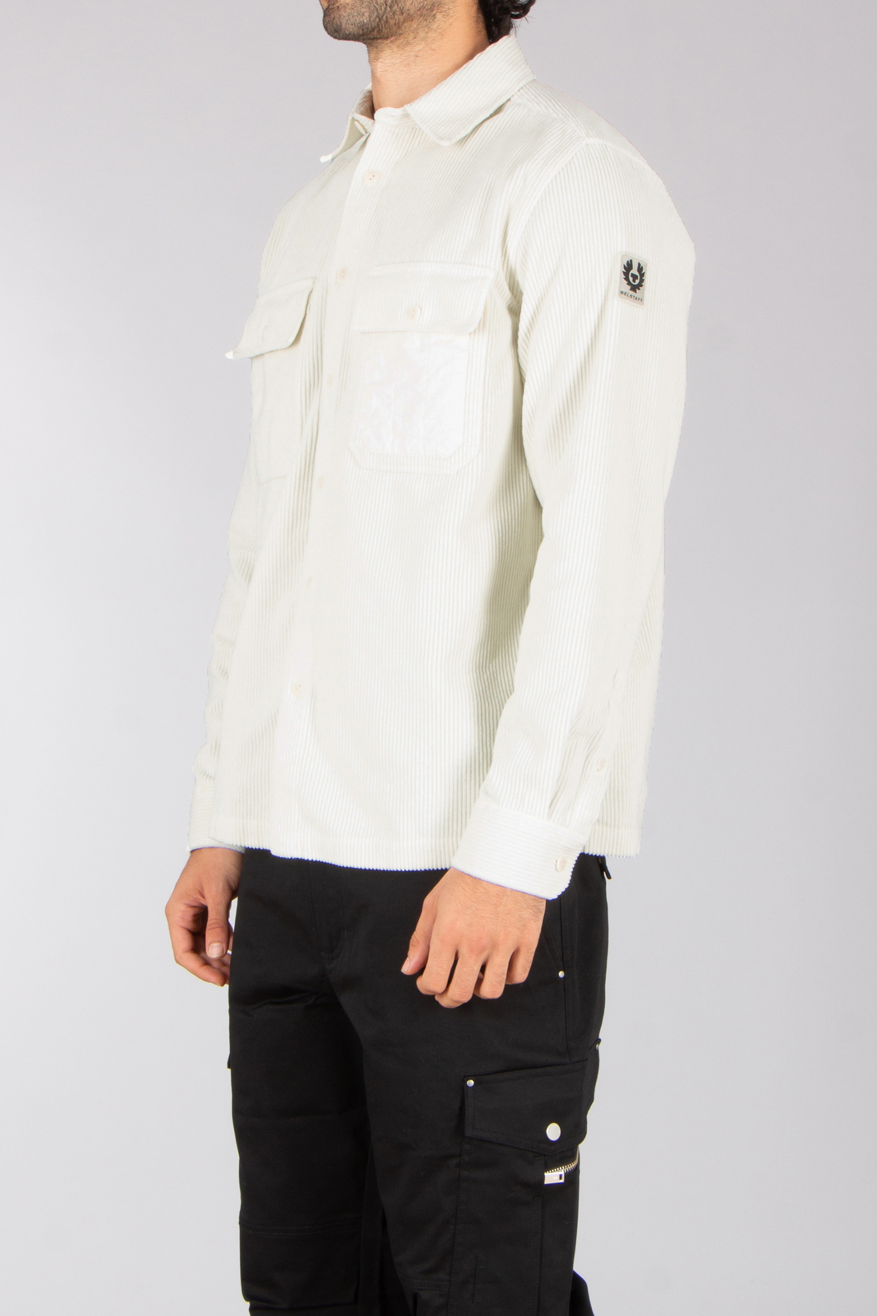 BELSTAFF Regular Fit Cotton Corduroy Overshirt Fallgate Hemd, Langarm, Bluse, Leinen, Hosen