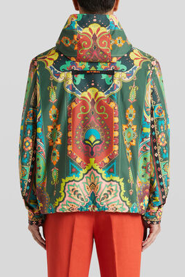 ETRO Packable Jacket With Carpet Pattern