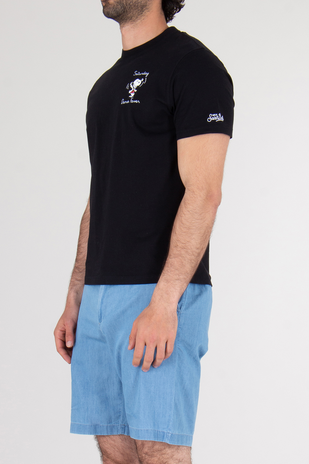 MC2 SAINT BARTH Regular Fit Snoopy Print Cotton T- Shirt 