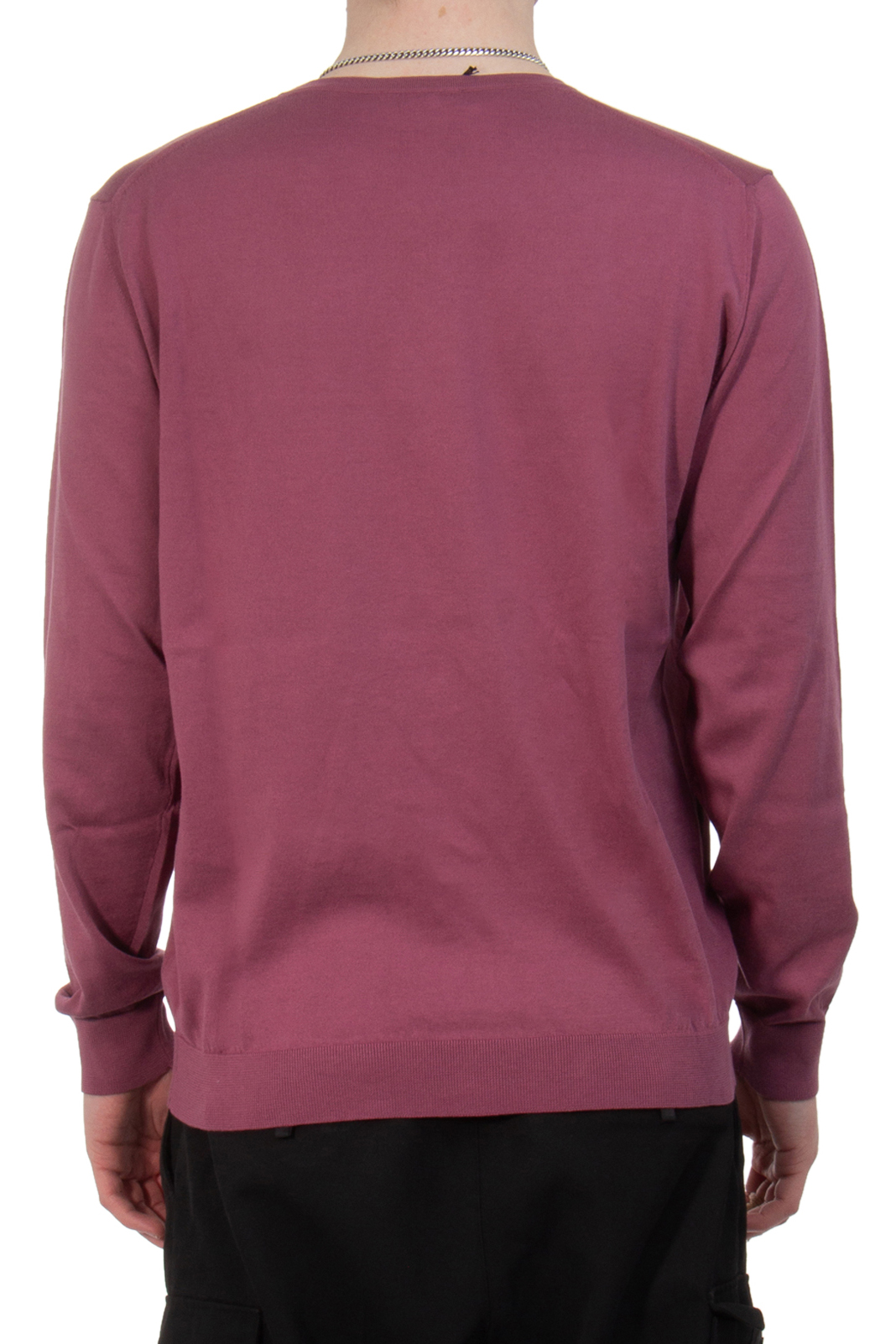 ROBERTO COLLINA Crew Neck Fine Knit Cotton Sweater