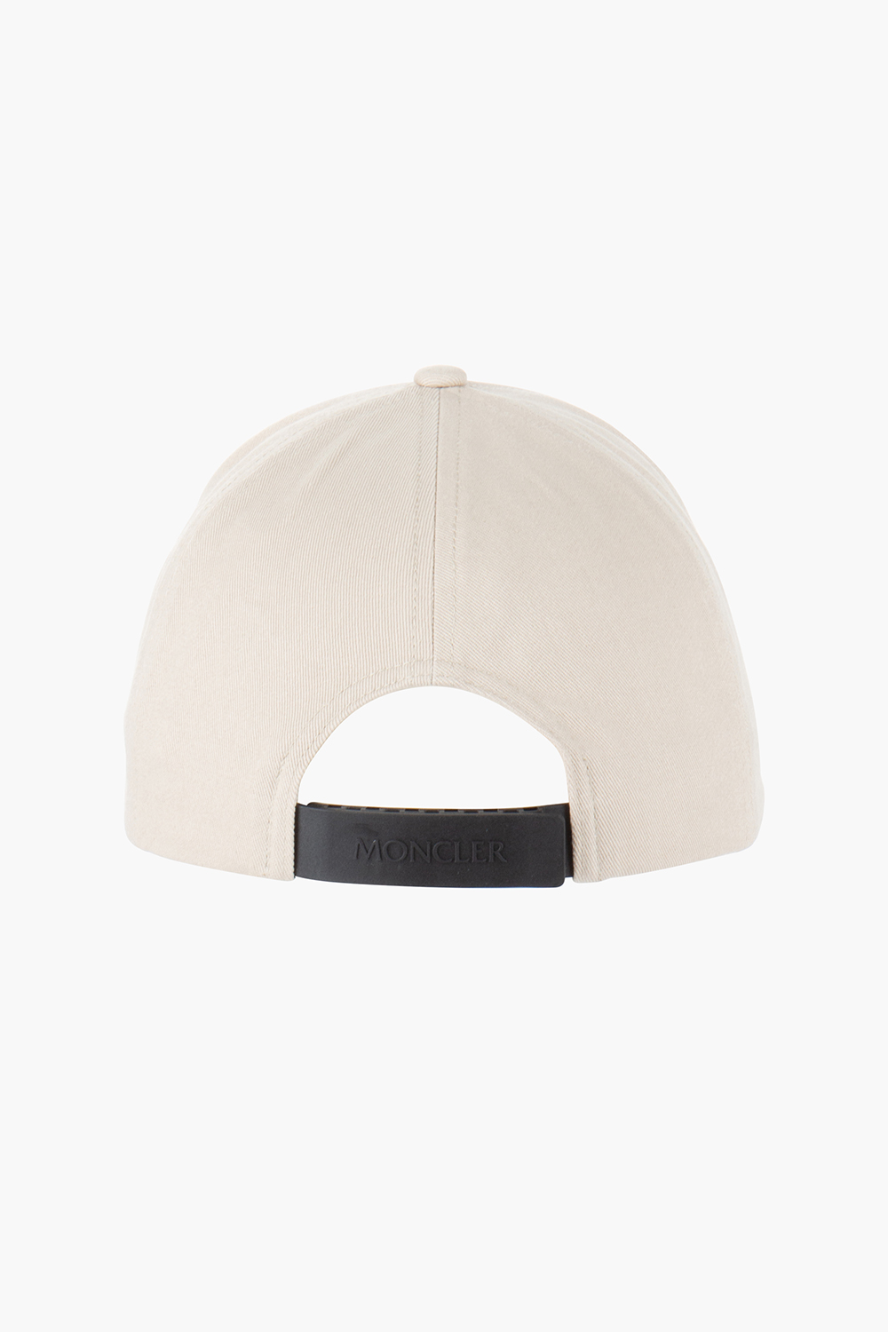 MONCLER Logo Patch Cotton Gabardine Baseball Cap