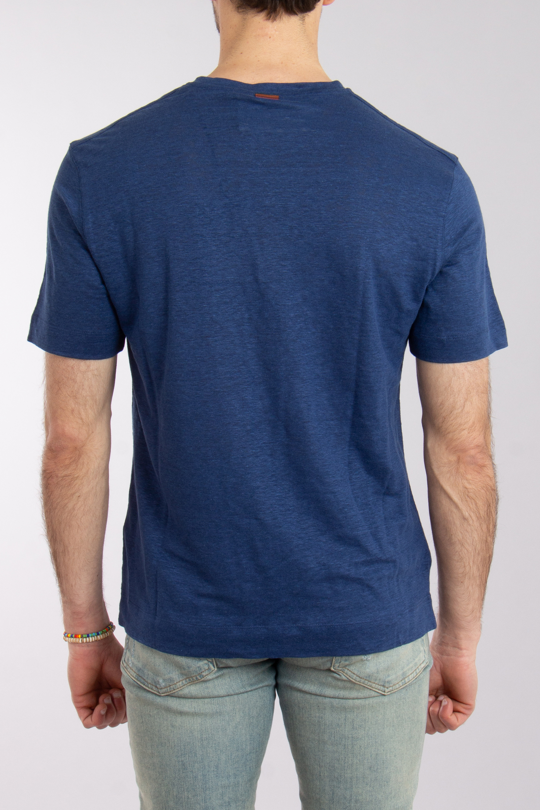 ZEGNA Regular Fit Linen T-Shirt ZEGNA Regular Fit Linen T-Shirt