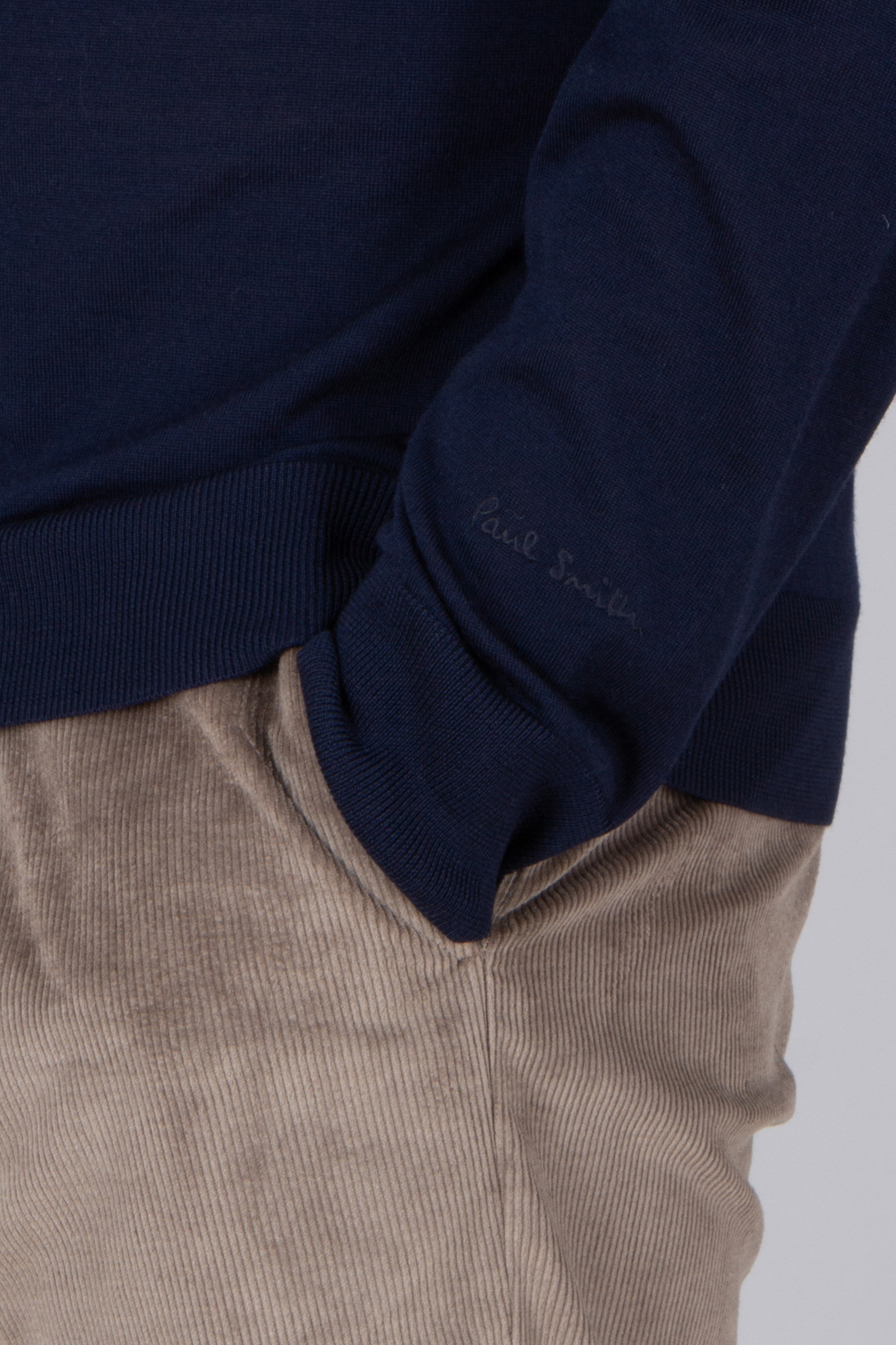 PAUL SMITH Classic Fit Wool Roll Neck Sweater Langarm, Ärmel, Hosen, Pullover, Person