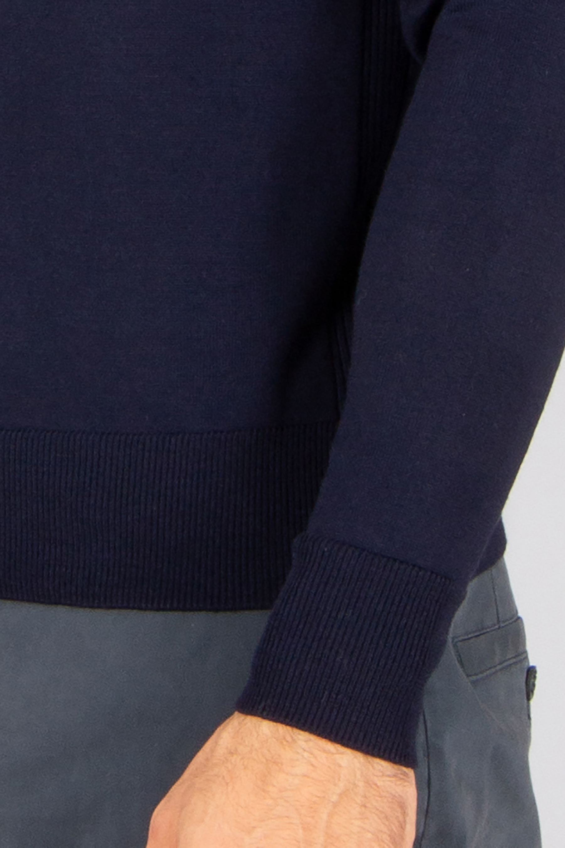 BELSTAFF Regular Fit Extrafine Wool Knit Polo Kyle Bekleidung, Langarm, Ärmel, Strickwaren, Pullover