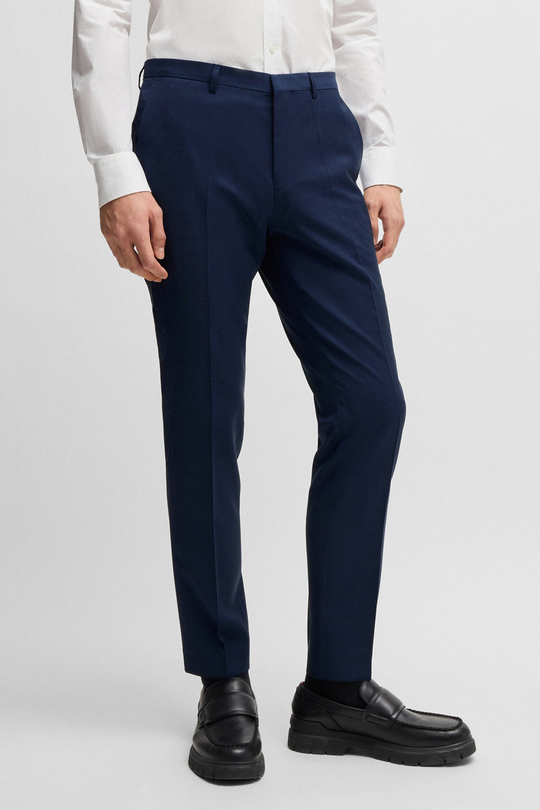 HUGO Extra Slim Fit Virgin Wool Suit Pants Hesten HUGO Extra Slim Fit Virgin Wool Suit Pants Hesten