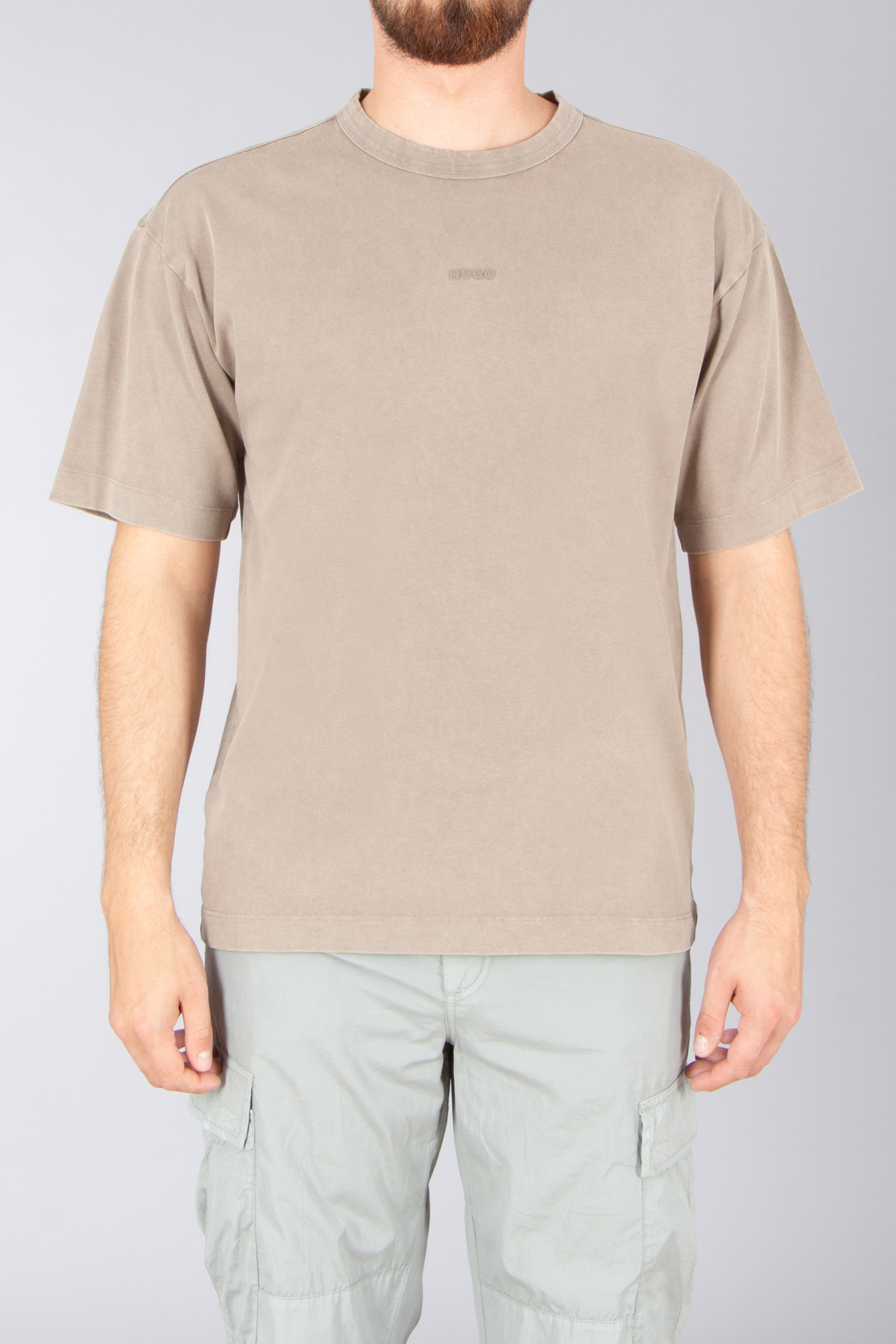 HUGO Relaxed Fit Cotton Jersey T-Shirt Docku