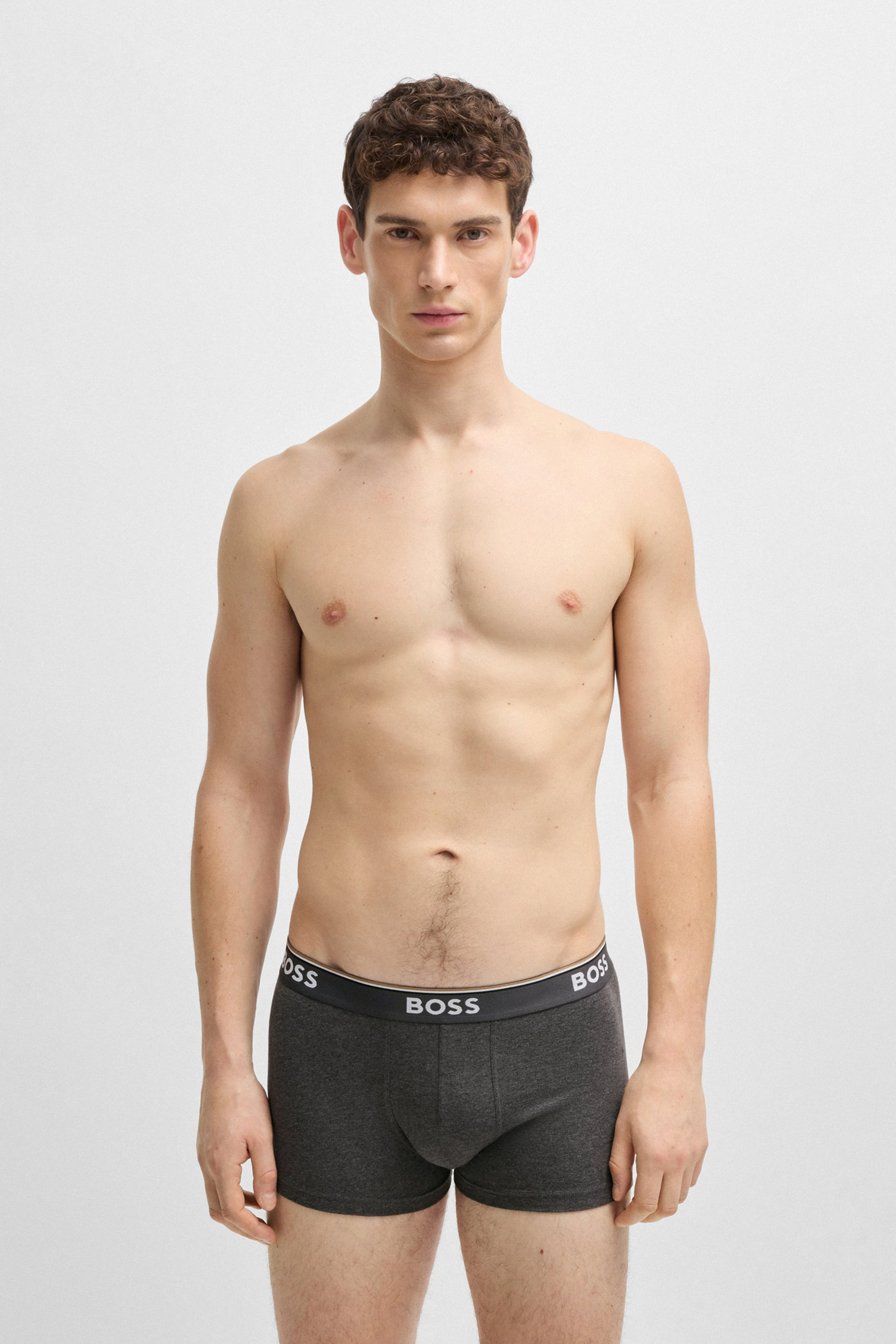 BOSS 3-Pack Cotton Stretch Trunks Power BOSS 3-Pack Cotton Stretch Trunks Power