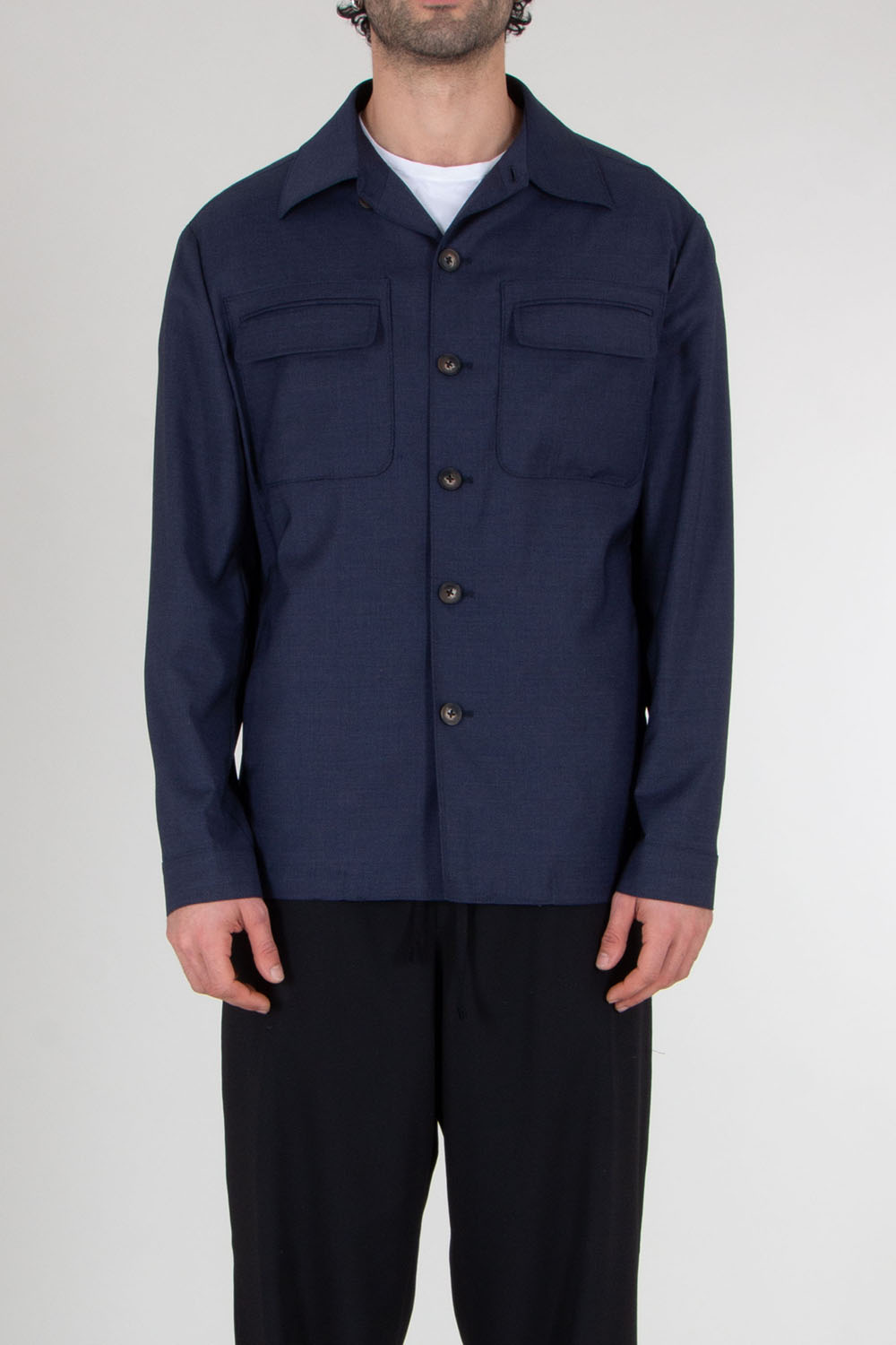 PAL ZILERI Regular Fit Wool Shirtjacket