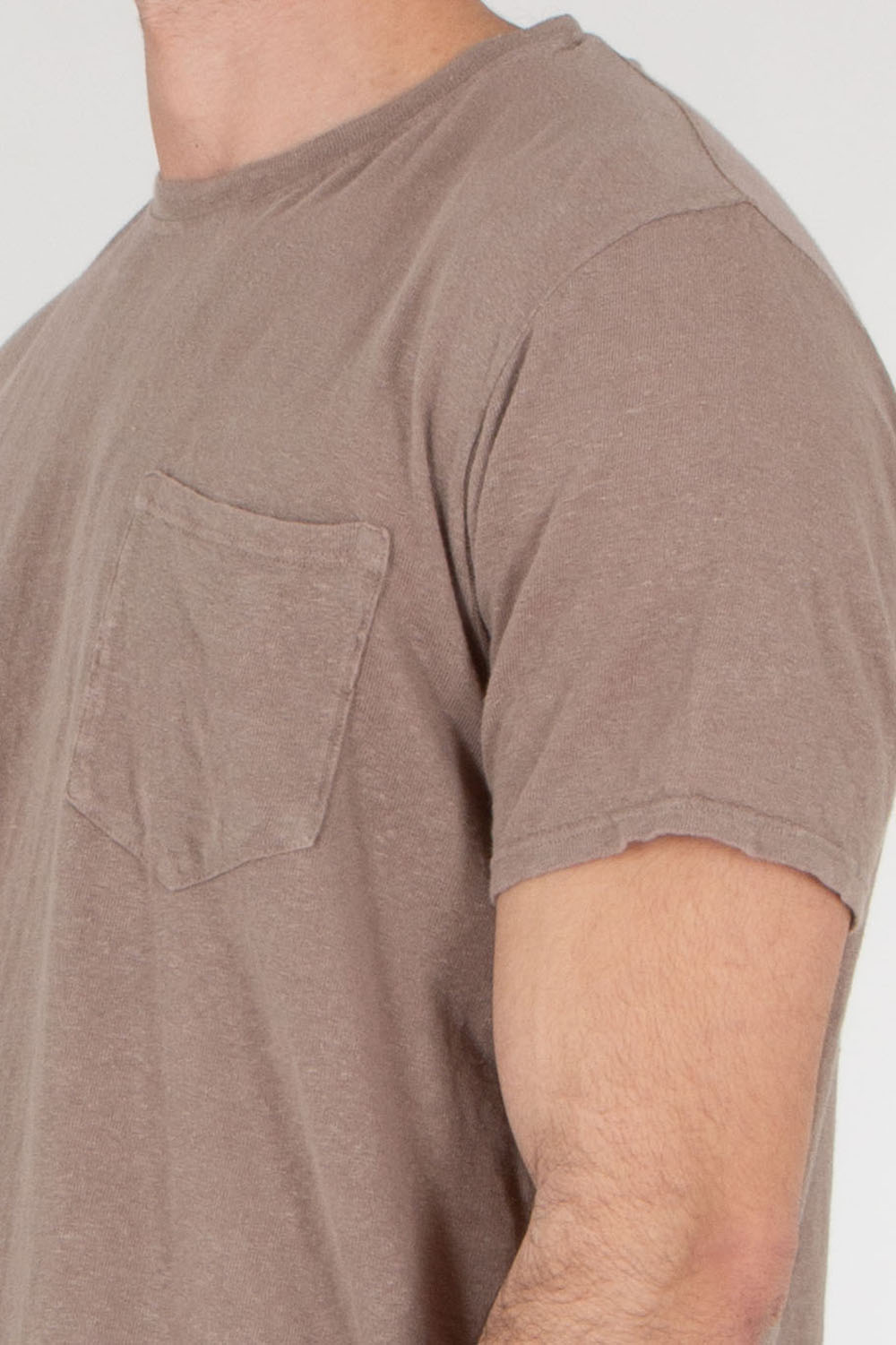 BOWERY NYC Regular Fit Linen Jersey T-Shirt Essential