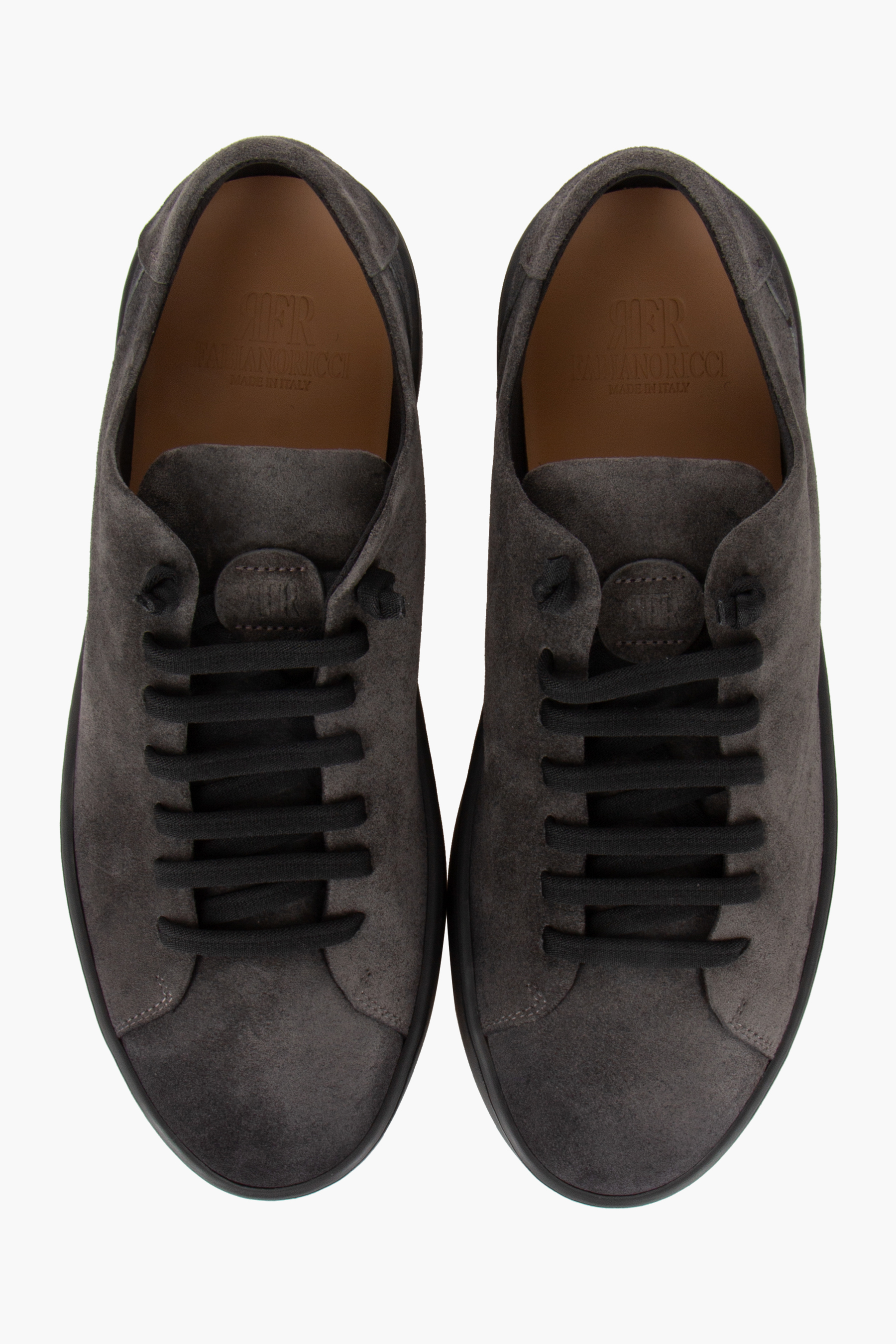 FABIANO RICCI Low-Top Slip-On Suede Sneakers Rfr Wildleder, Kleidung, Schuhwerk, Schuh, Sneaker