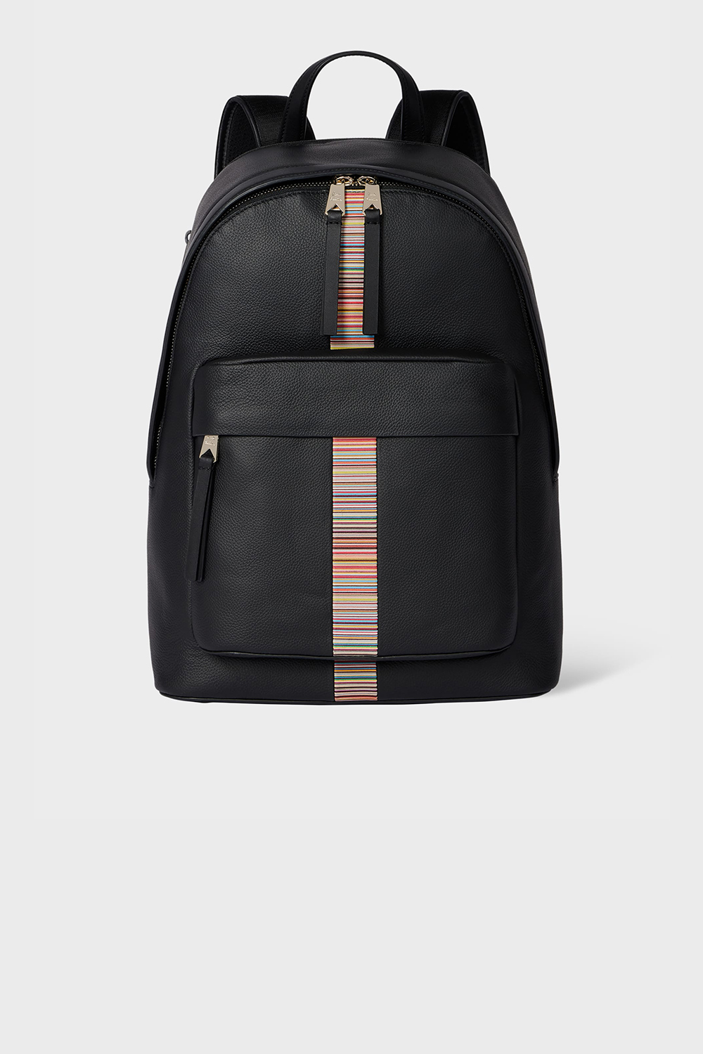 PAUL SMITH Leather 'Signature Stripe' Backpack