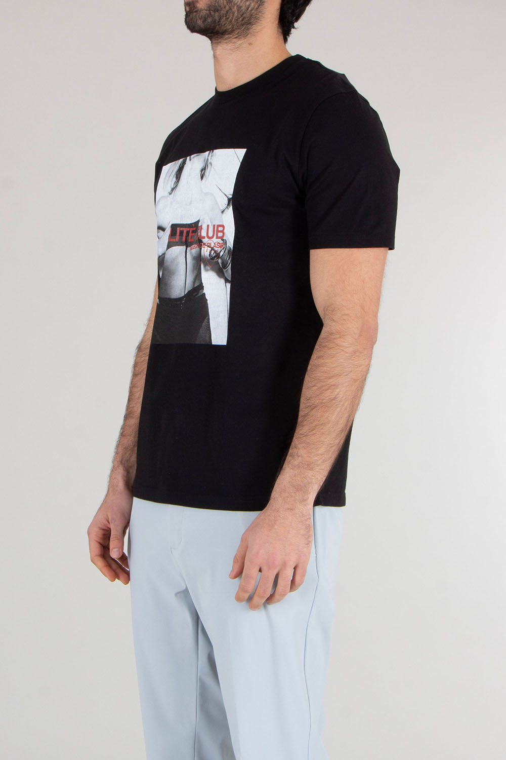 ELITÈ Regular Fit Plasir Graphic Print Cotton Jersey T-Shirt