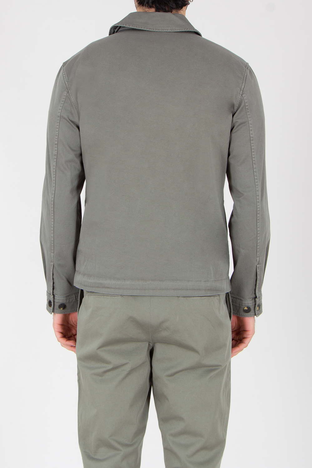 WOOLRICH Regular Fit Cotton Stretch Twill Chore Jacket