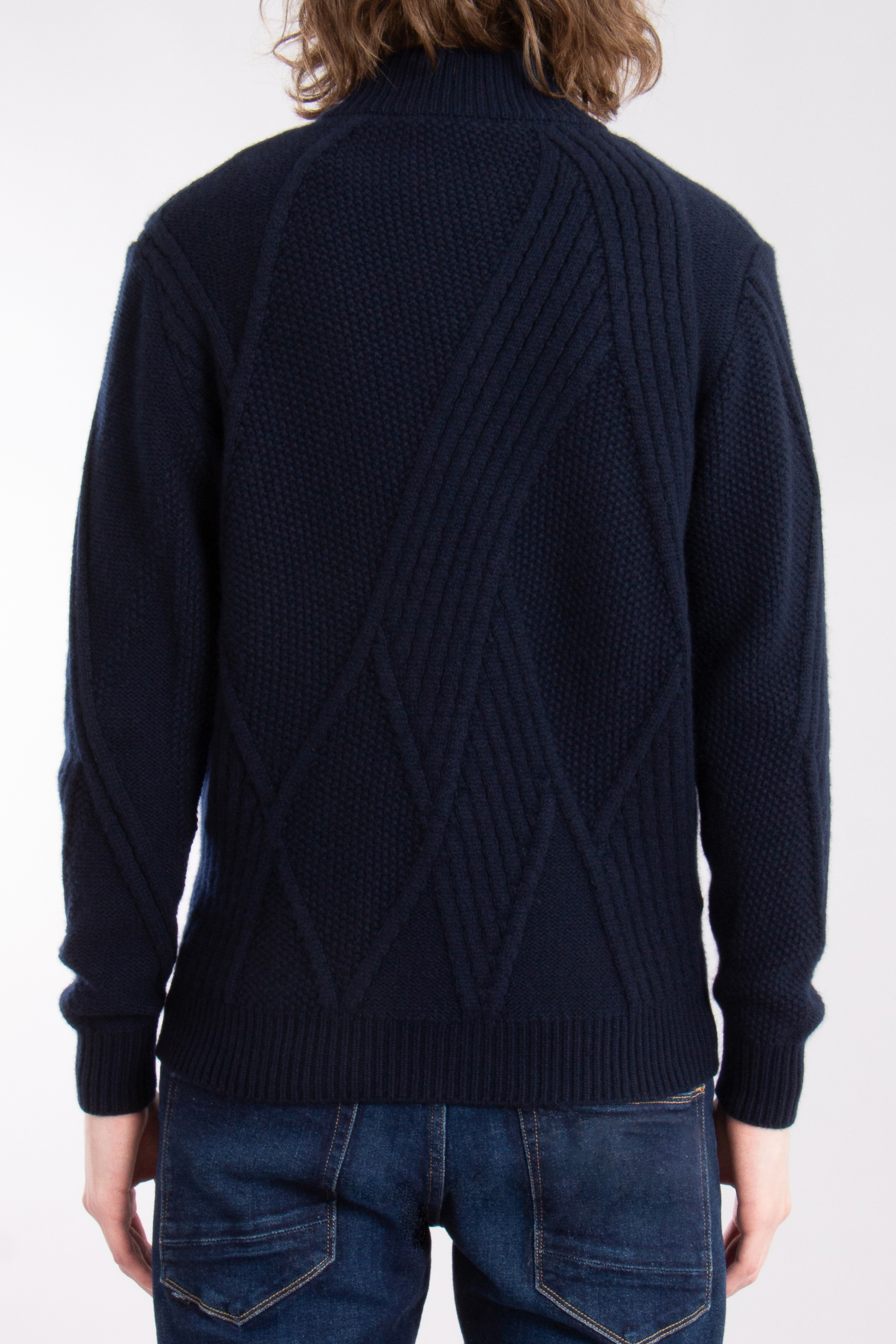 COLOMBO Structured Kid Cashmere Zip Cardigan COLOMBO Structured Kid Cashmere Zip Cardigan