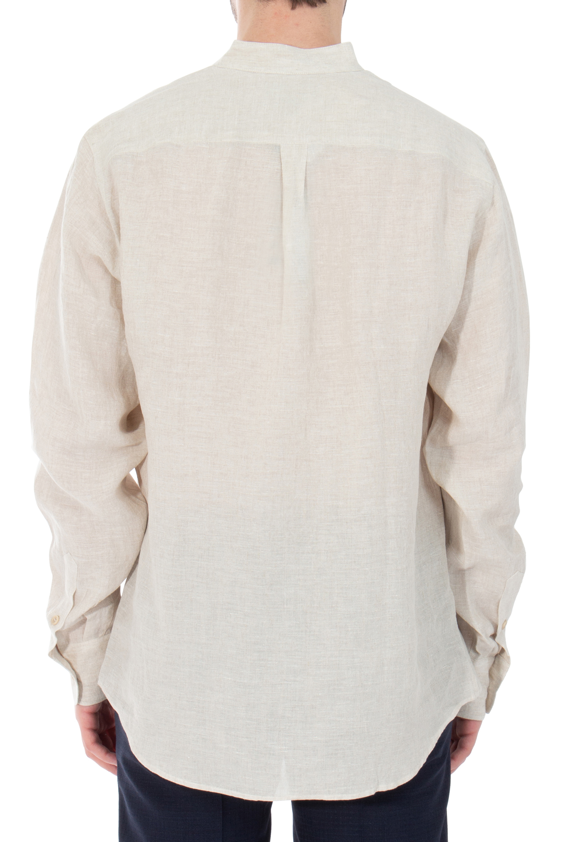 SEASE Linen Fish Tail Shirt