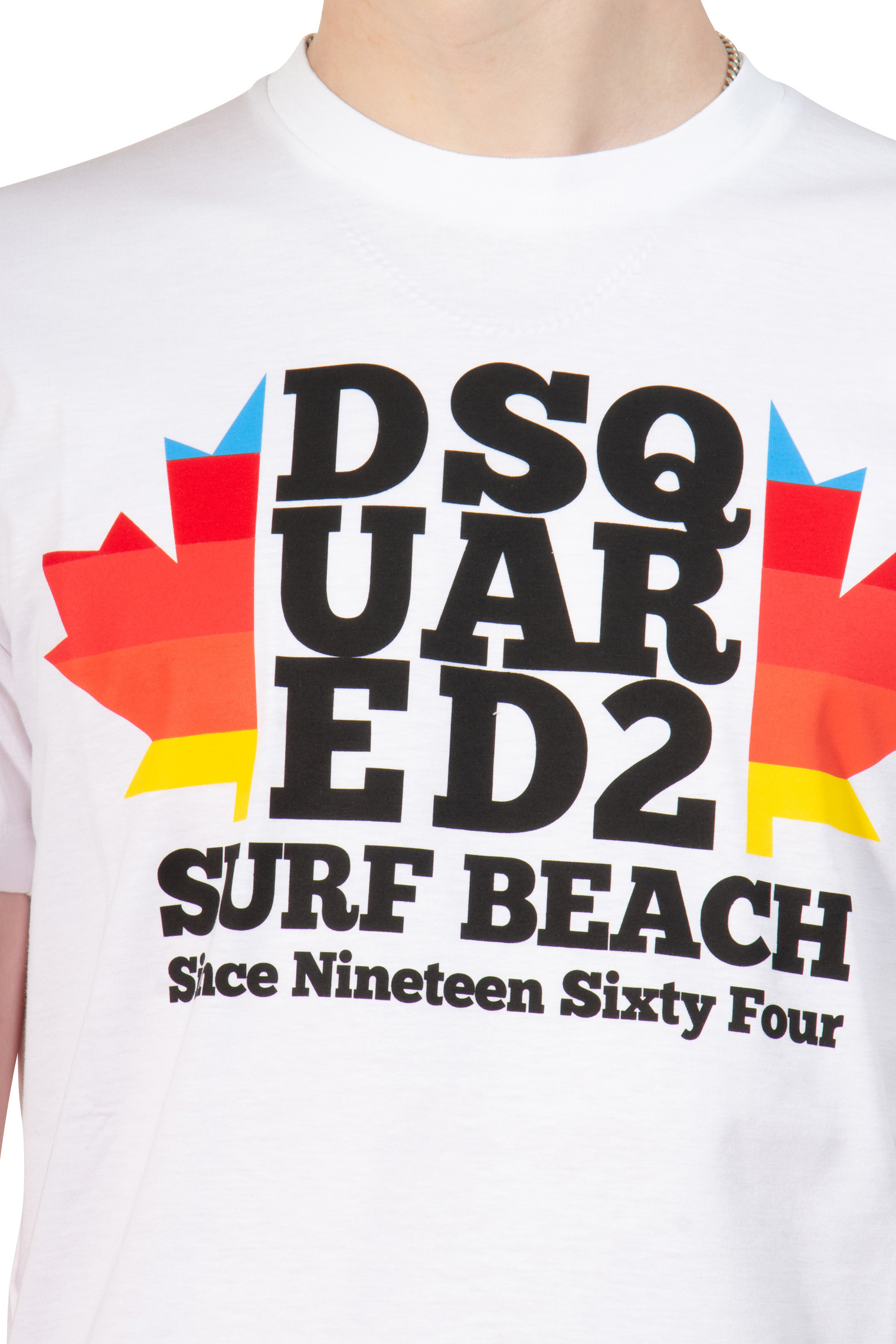 DSQUARED2 Surf Beach Print T-Shirt