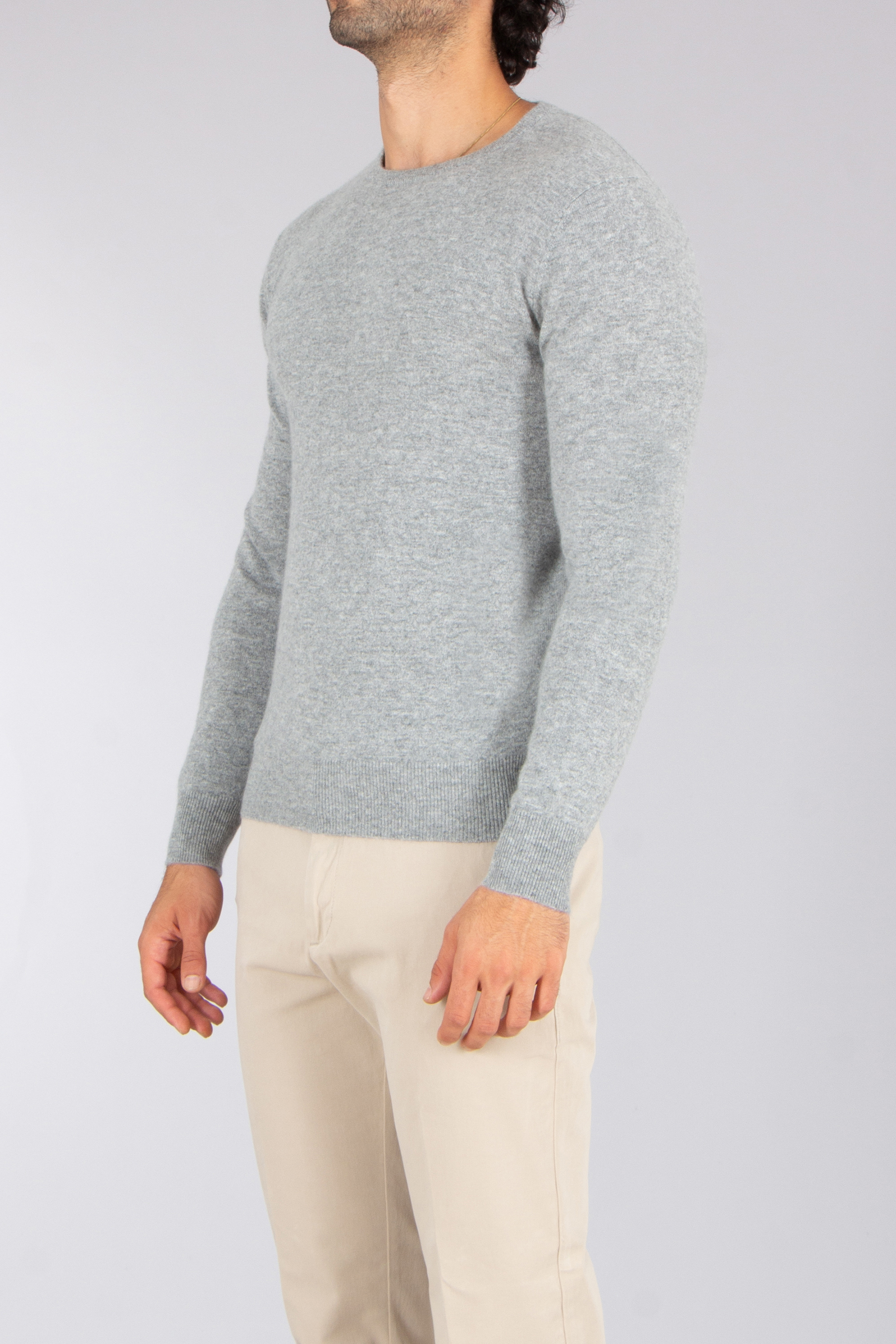 ALLUDE Regular Fit Cashmere Round Neck Sweater Bekleidung, Langarm, Ärmel, Strickwaren, Pullover