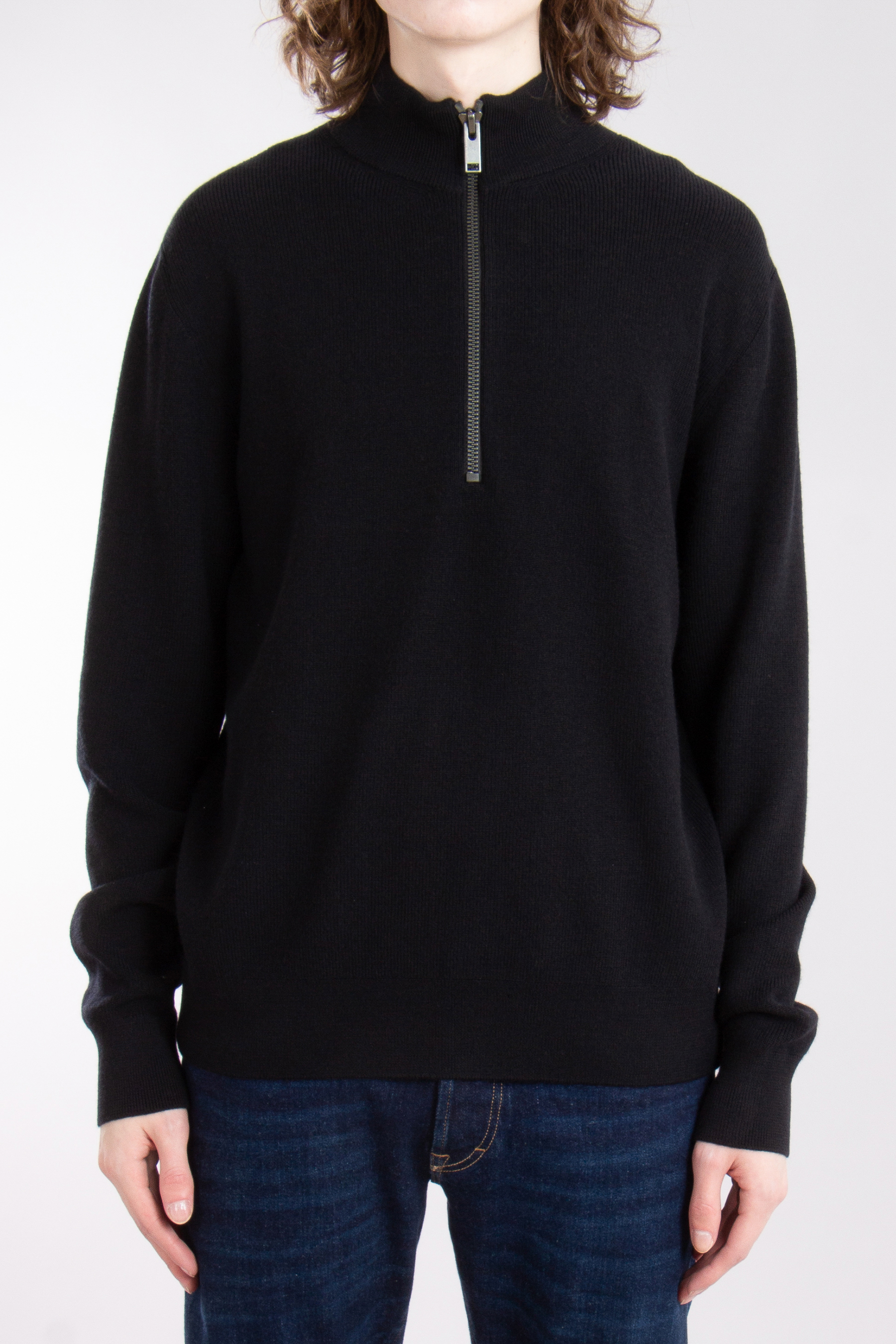 TRUSTED HANDWORK Ribbed Wool Troyer North Ice