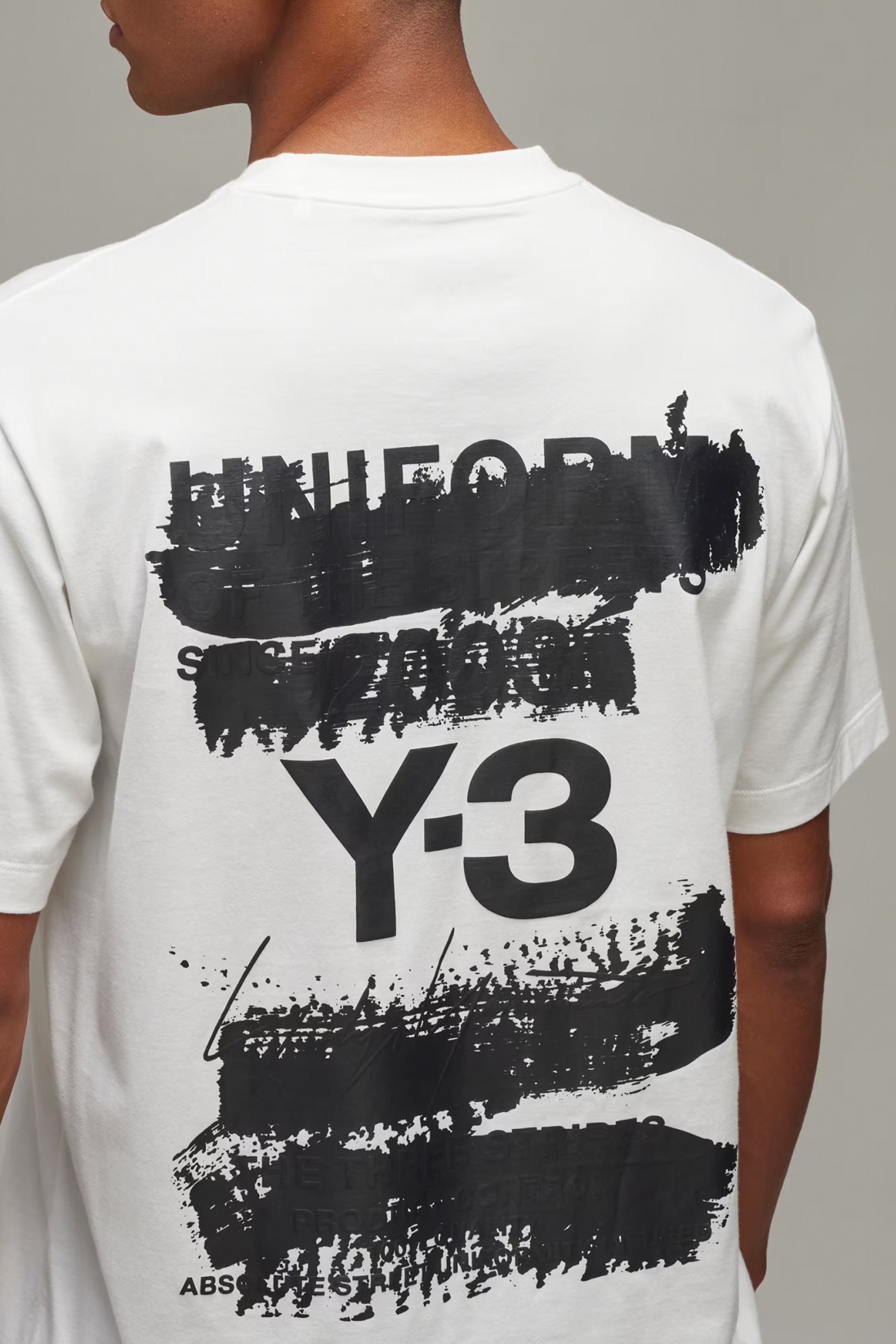 Y-3 U Graphic Print Cotton Jersey T-Shirt Y-3 U Graphic Print Cotton Jersey T-Shirt