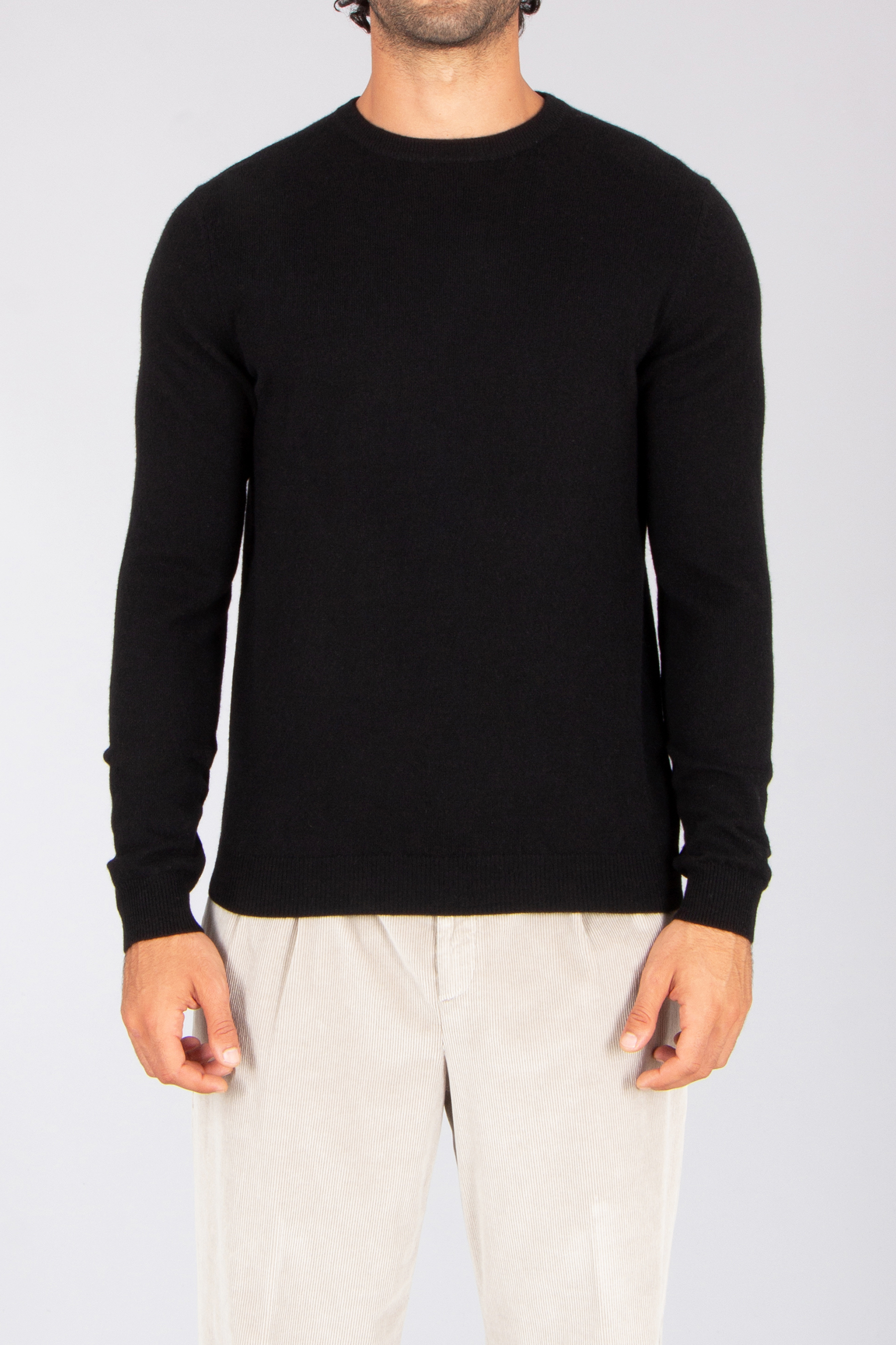 MIENTUS BERLIN Regular Fit Cashmere Crew Neck Sweater Bekleidung, Langarm, Ärmel, Strickwaren, Pullover