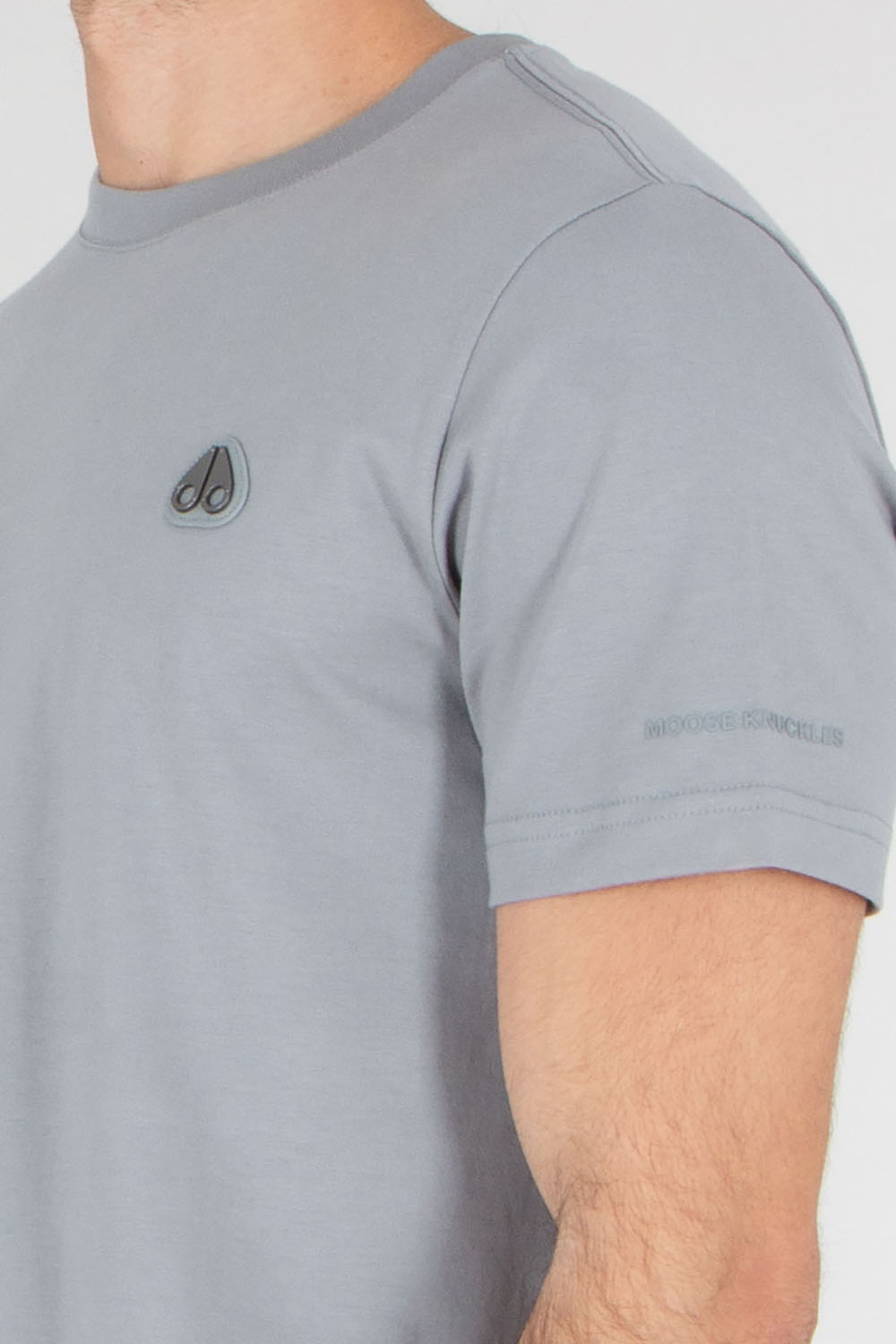 MOOSE KNUCKLES Regular Fit Pima Cotton Jersey T-Shirt Crescent