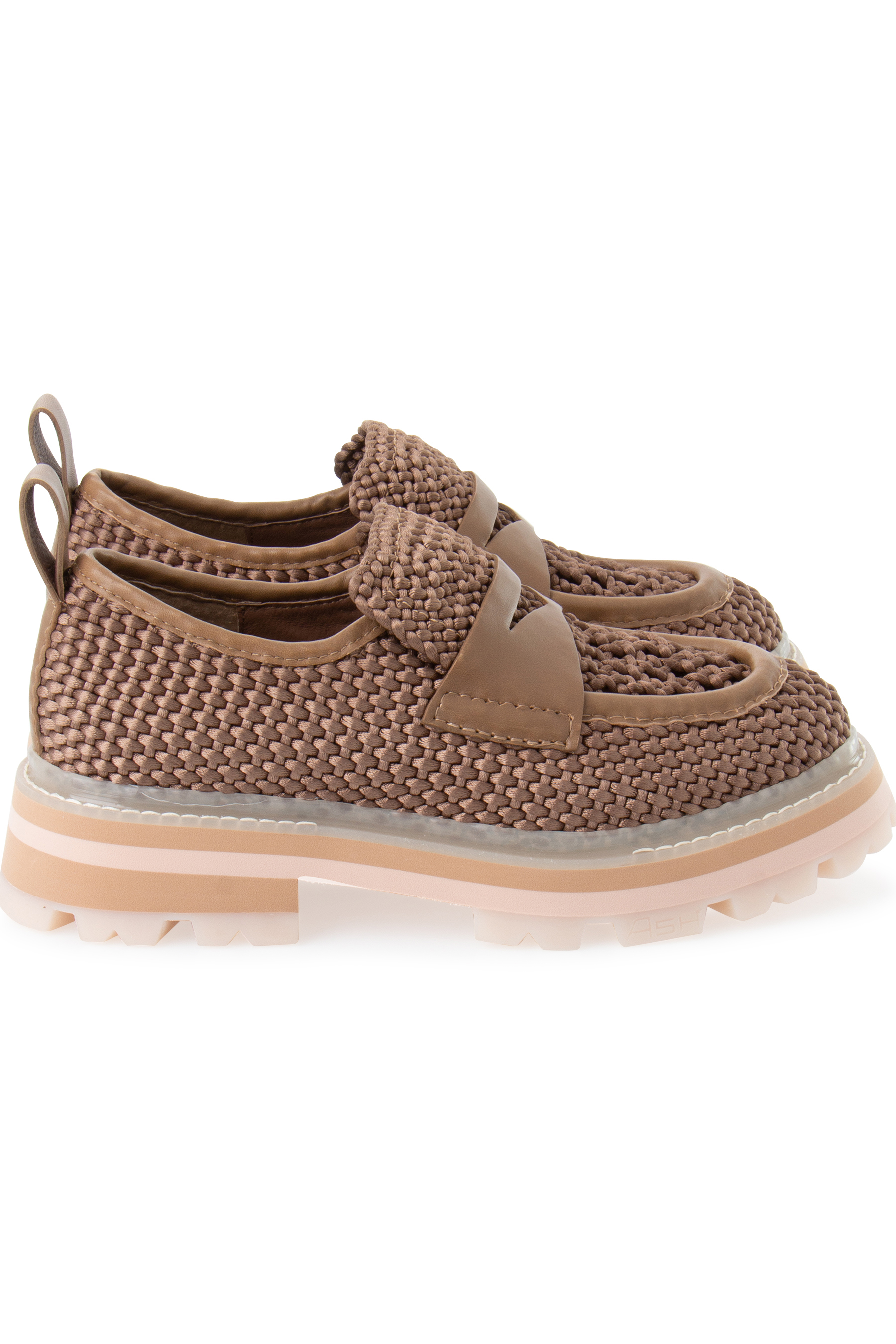 ASH Genial Intreccio Satin Slippers ASH Genial Intreccio Satin Slippers