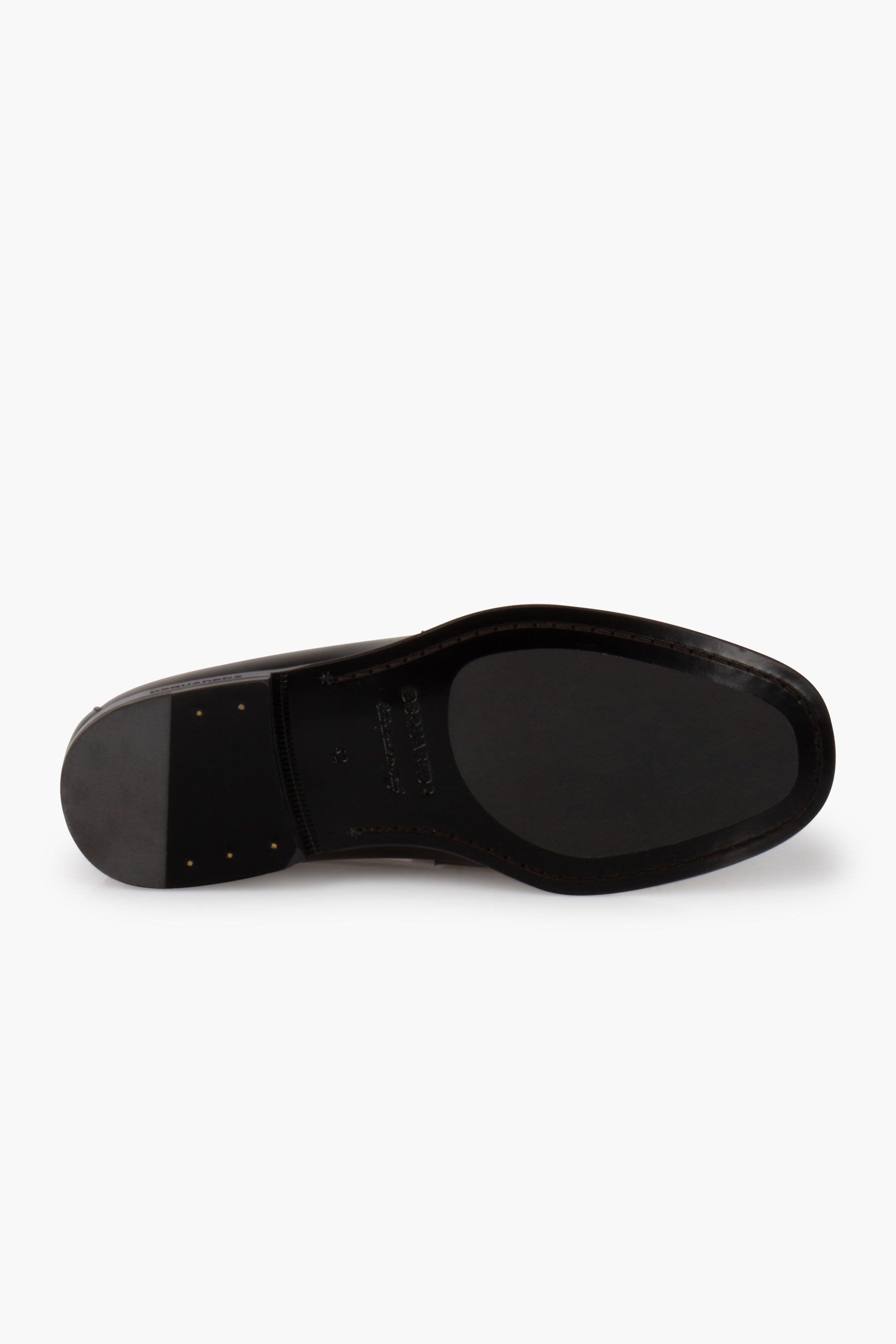 DSQUARED2 Brushed Leather Penny Loafers Neoclassic Bekleidung, Schuhwerk, Schuh, Wildleder