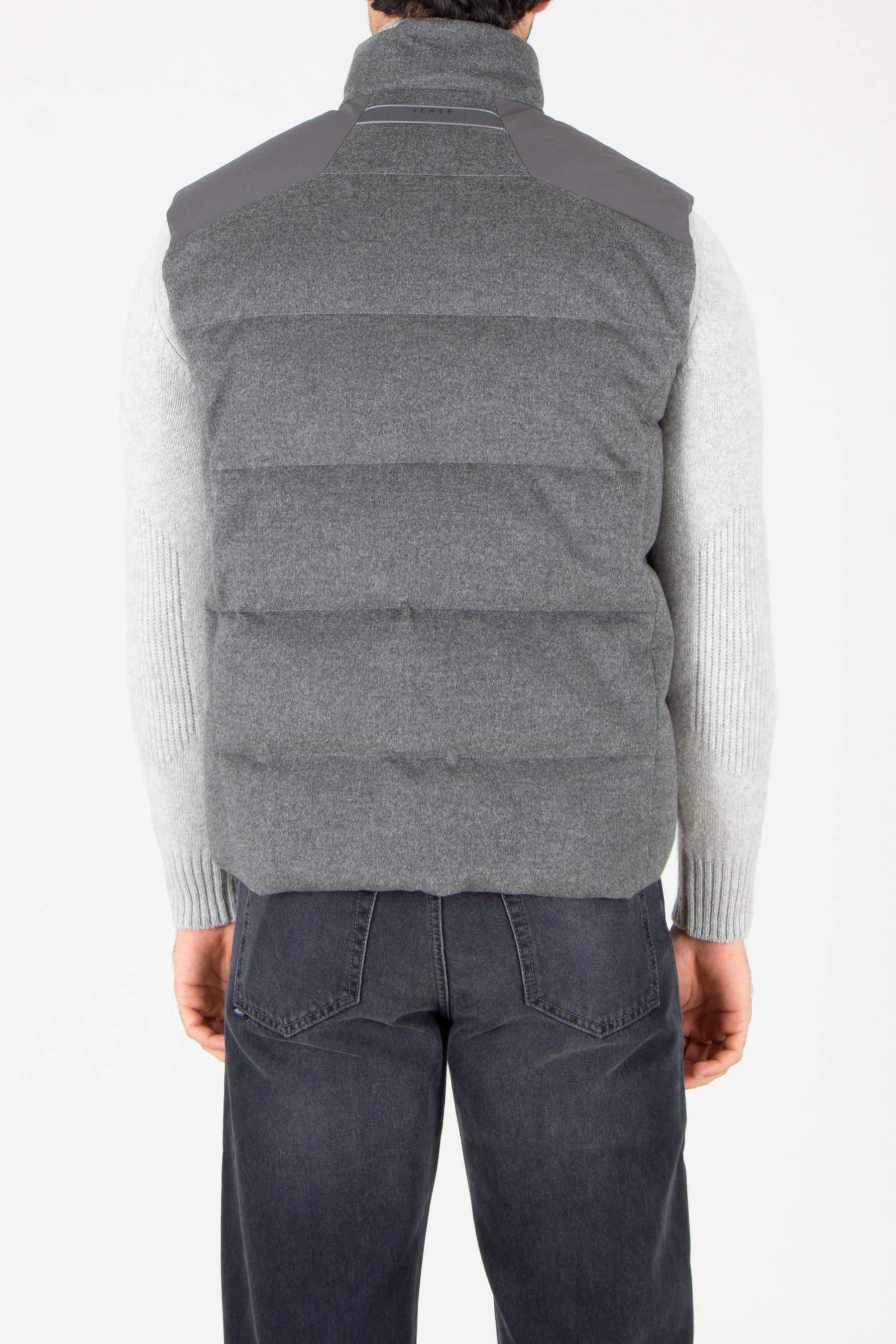 Bekleidung, Weste, Strickwaren, Pullover, Jeanshose