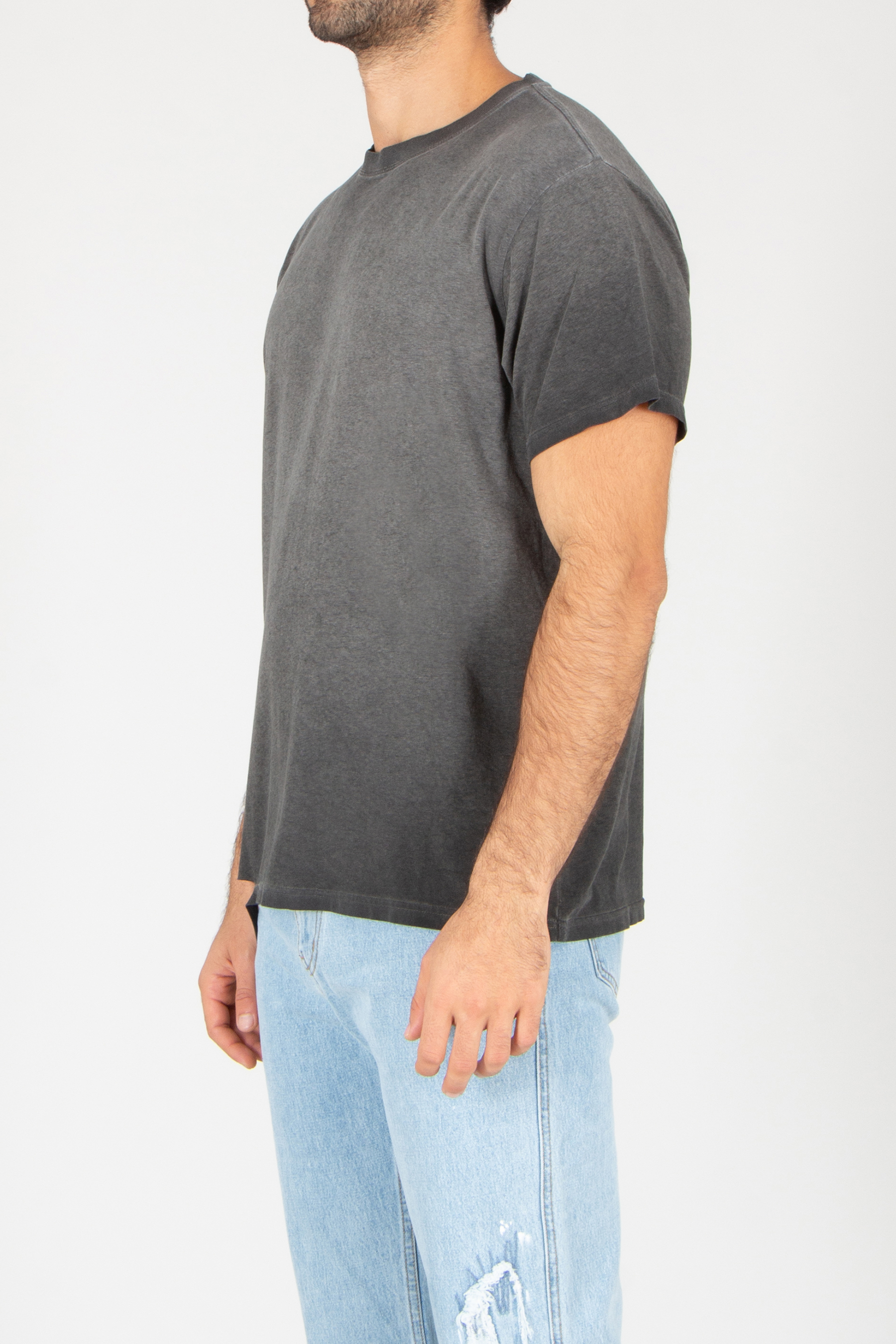 T-shirt, Jeans, Ärmel, Mann, Person