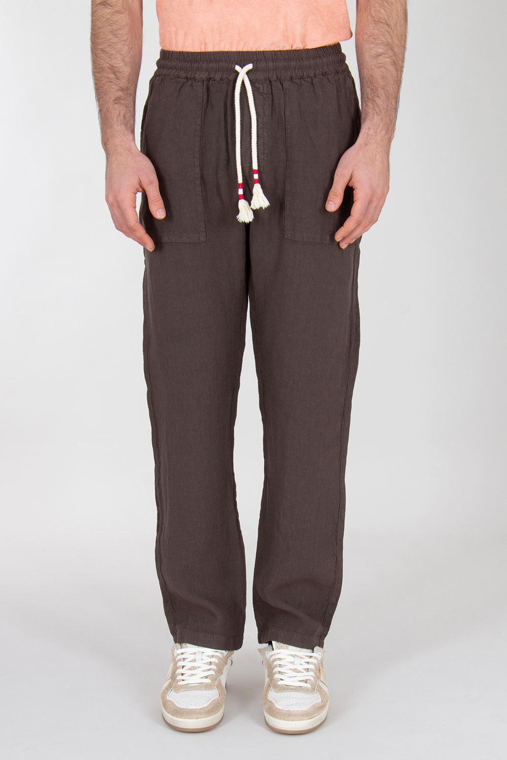 MC 2 SAINT BARTH Comfort Fit Linen Pants Calais