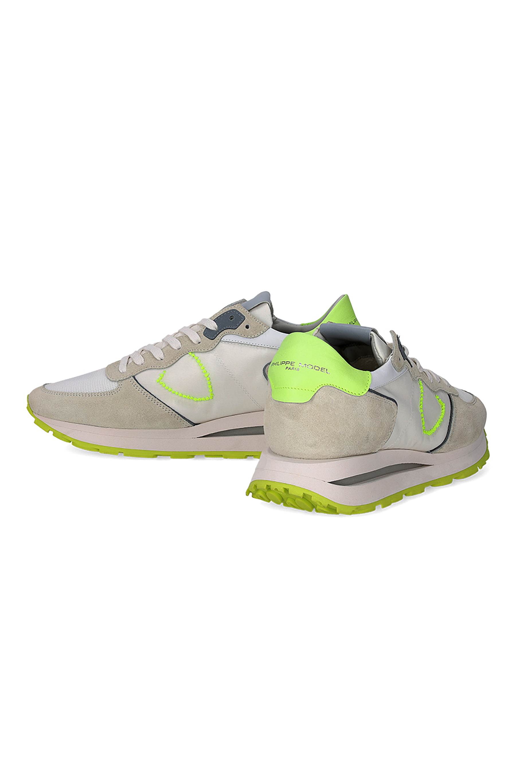 PHILIPPE MODEL Technical Fabric & Suede Sneakers Tropez Haute Low PHILIPPE MODEL Technical Fabric & Suede Sneakers Tropez Haute Low