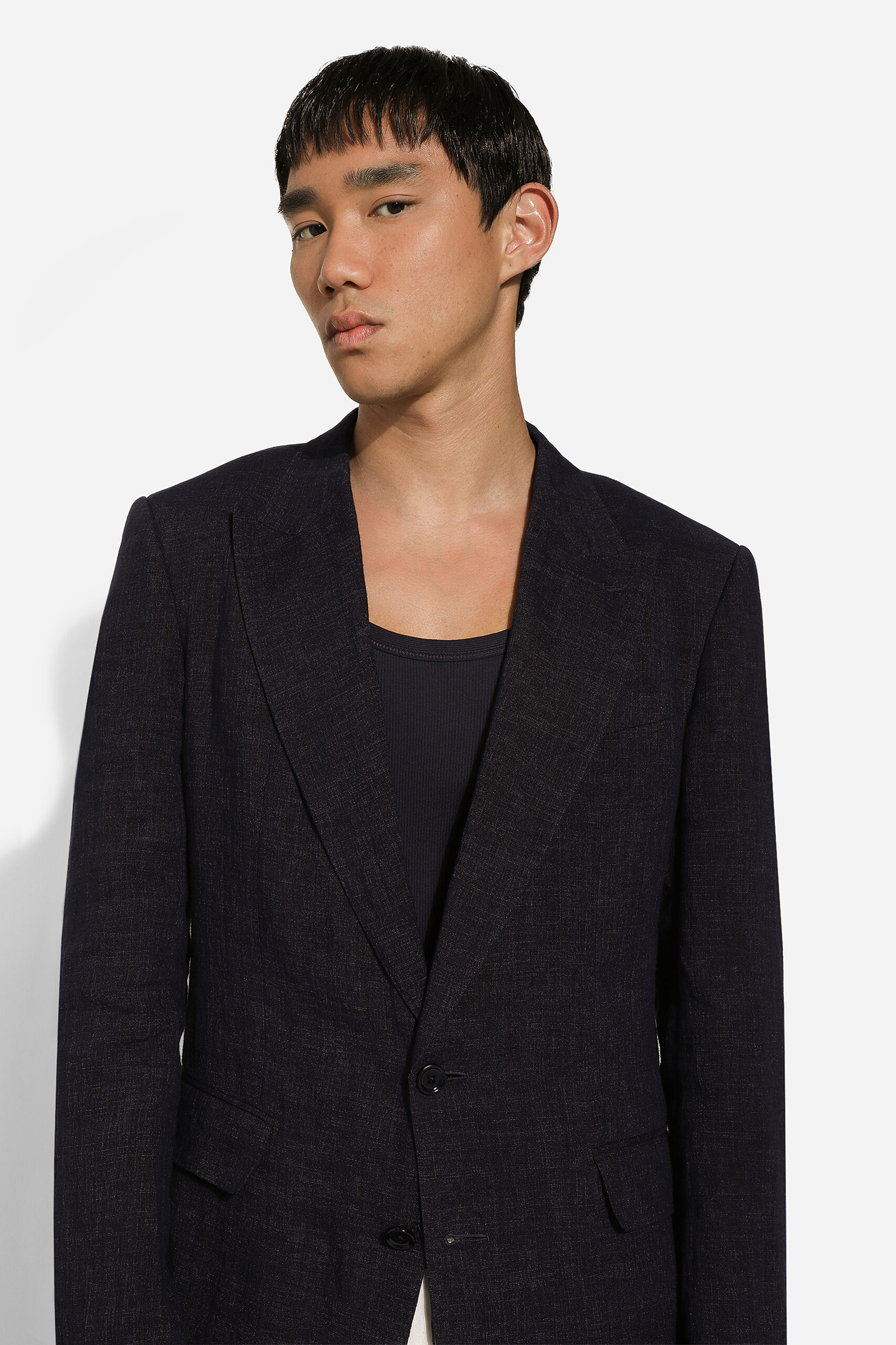 DOLCE & GABBANA Linen Blend Jacket Sicilia