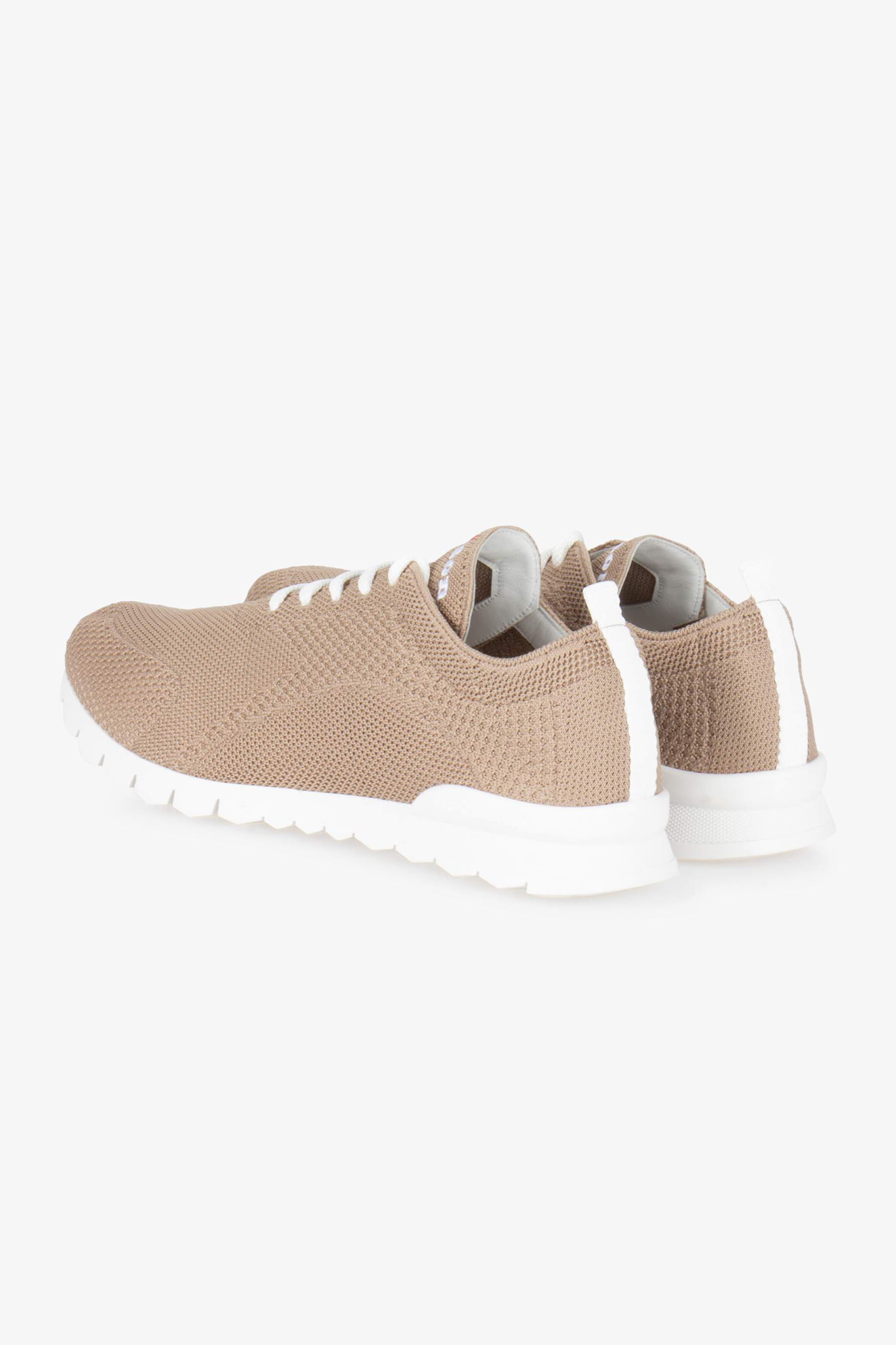 KITON Cotton Stretch Knit Sneakers Fit Bekleidung, Schuhwerk, Schuh, Sneaker, Wildleder