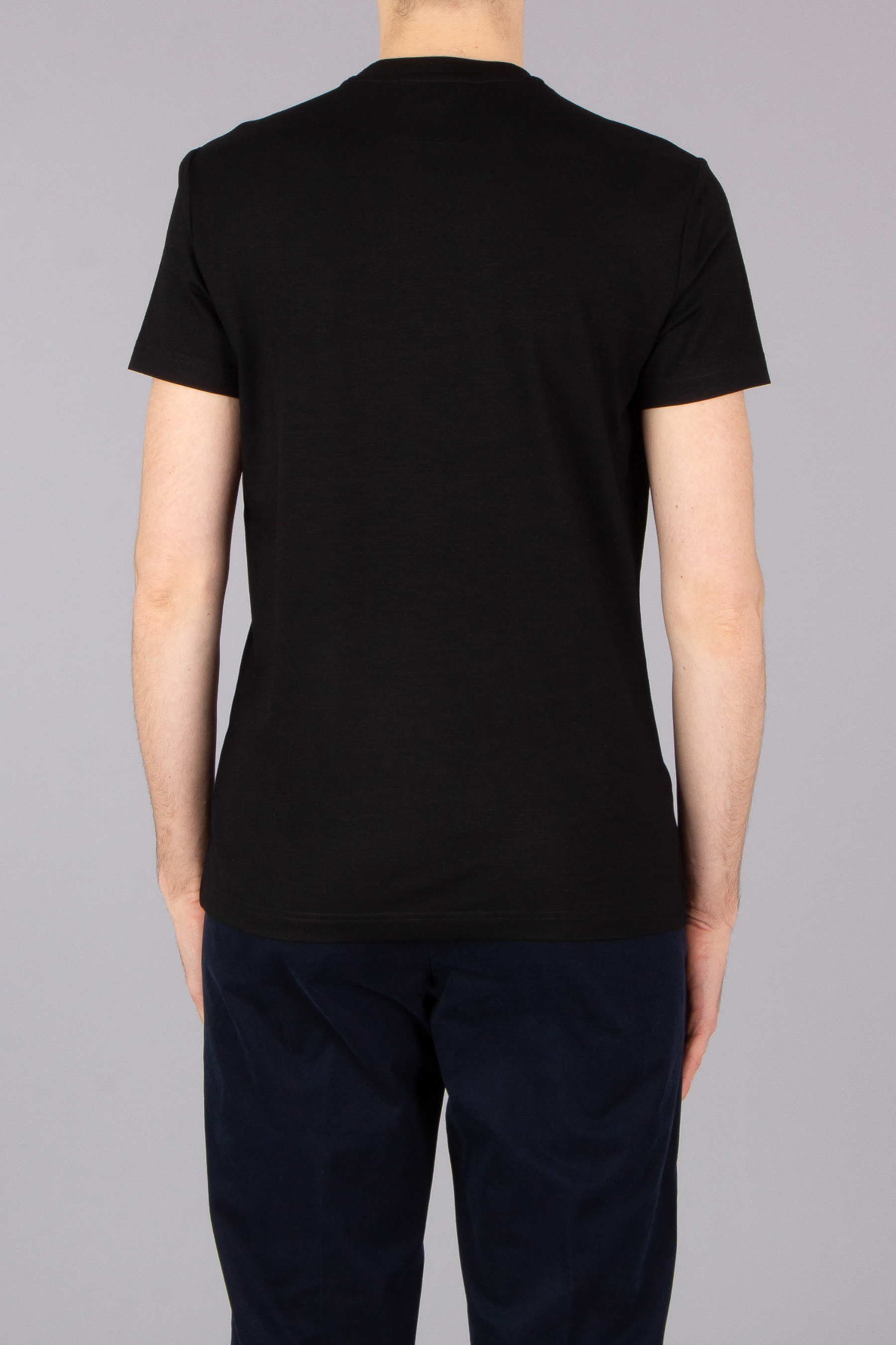 EMPORIO ARMANI Regular Fit Stretch Viscose Jersey T-Shirt EMPORIO ARMANI Regular Fit Stretch Viscose Jersey T-Shirt