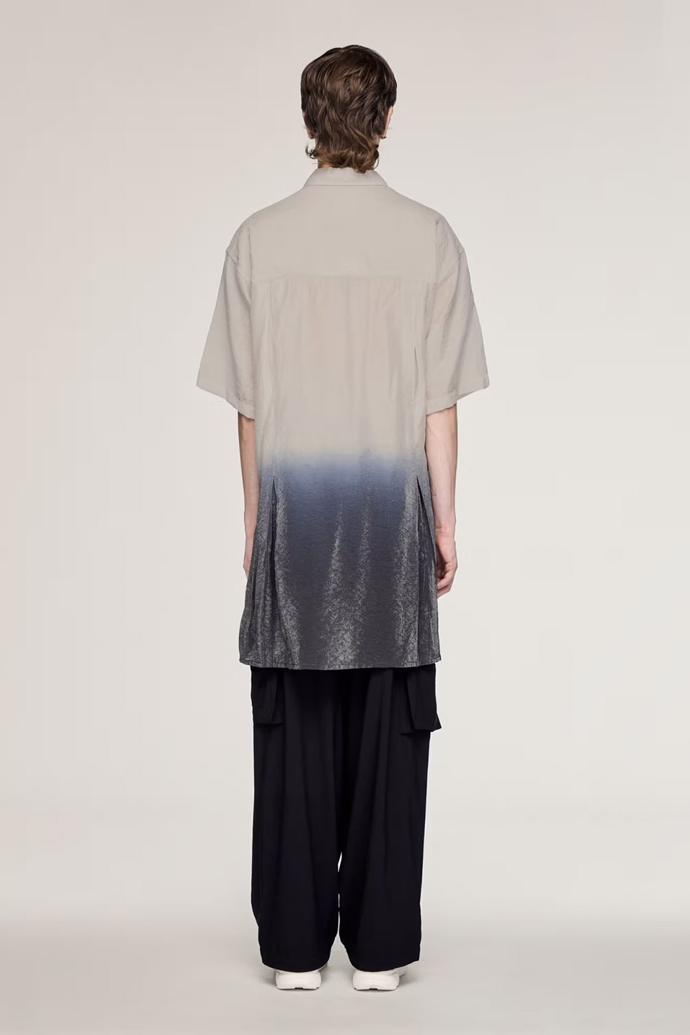 Y-3 Oversized Dip Dye Short Sleeve Shirt