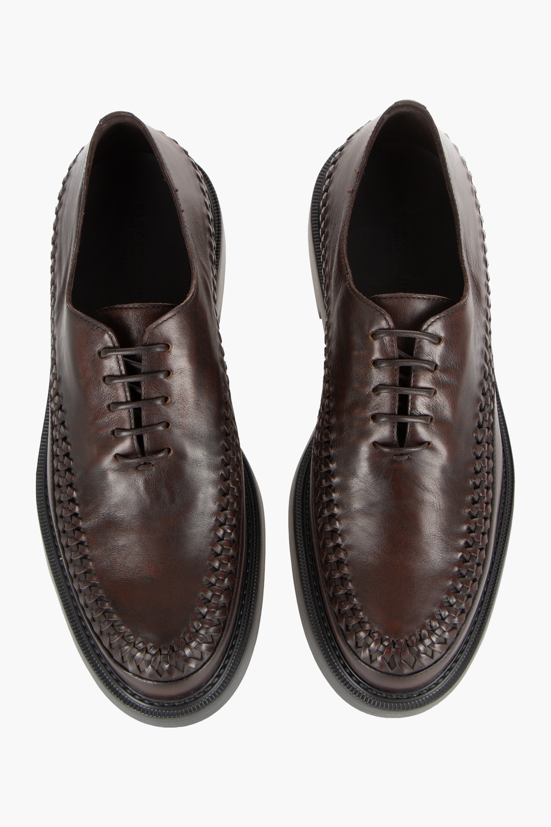 EMPORIO ARMANI Leather Oxford Shoes 