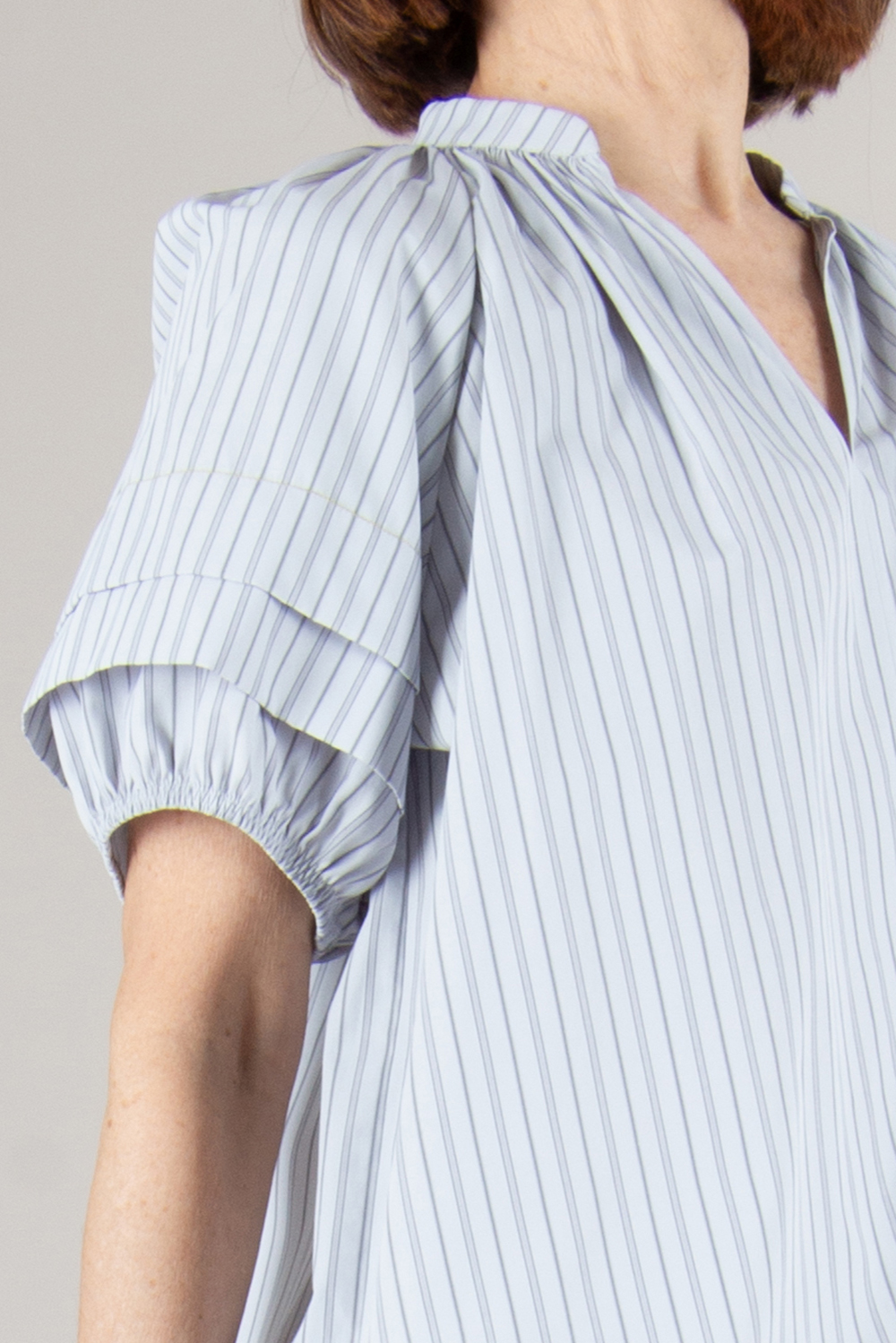 PAUL SMITH Layered Sleeve Striped Top