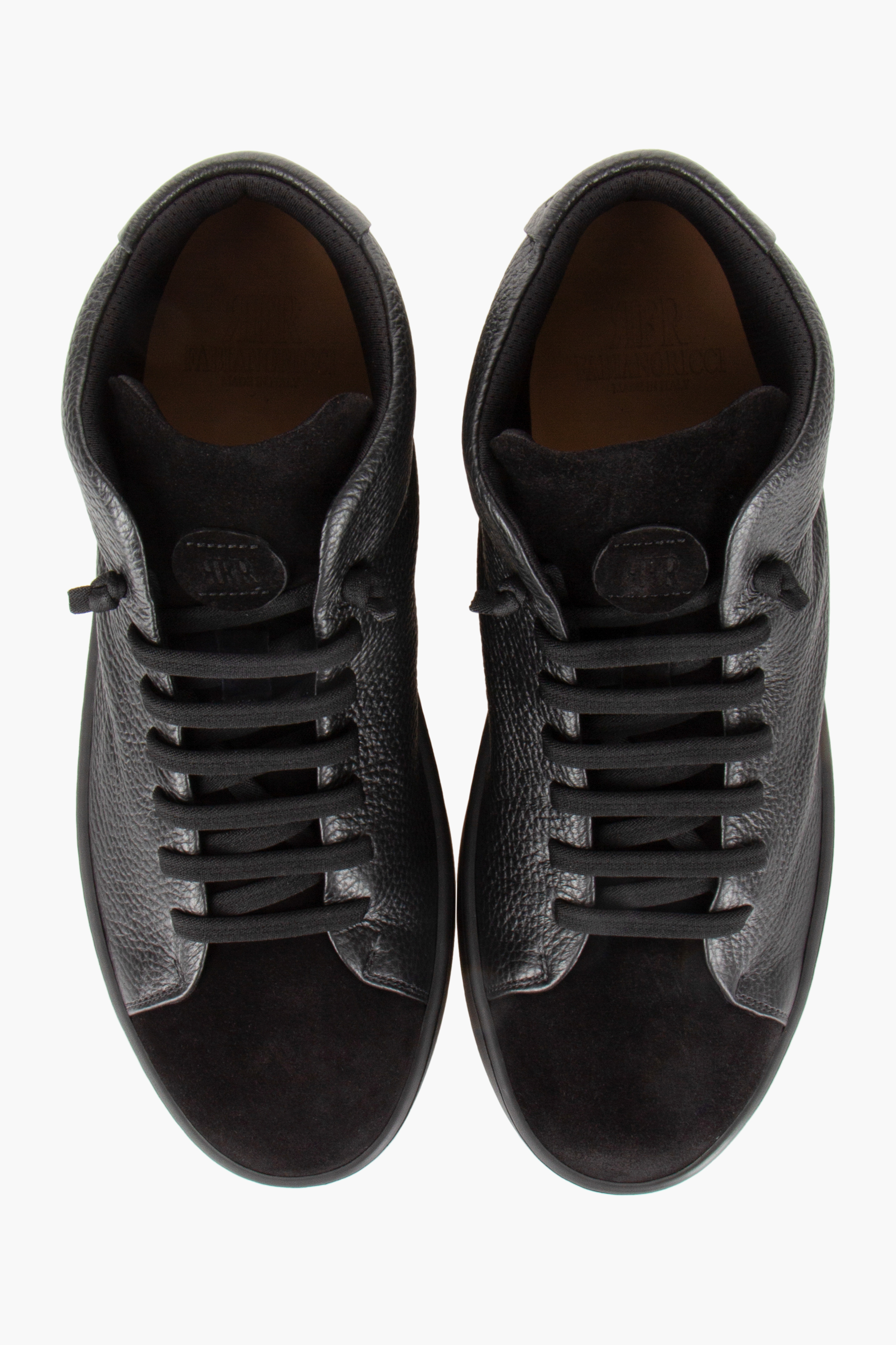 FABIANO RICCI High-Top Slip-On Leather Sneakers Rfr Bekleidung, Schuhwerk, Schuh, Sneaker, Wildleder